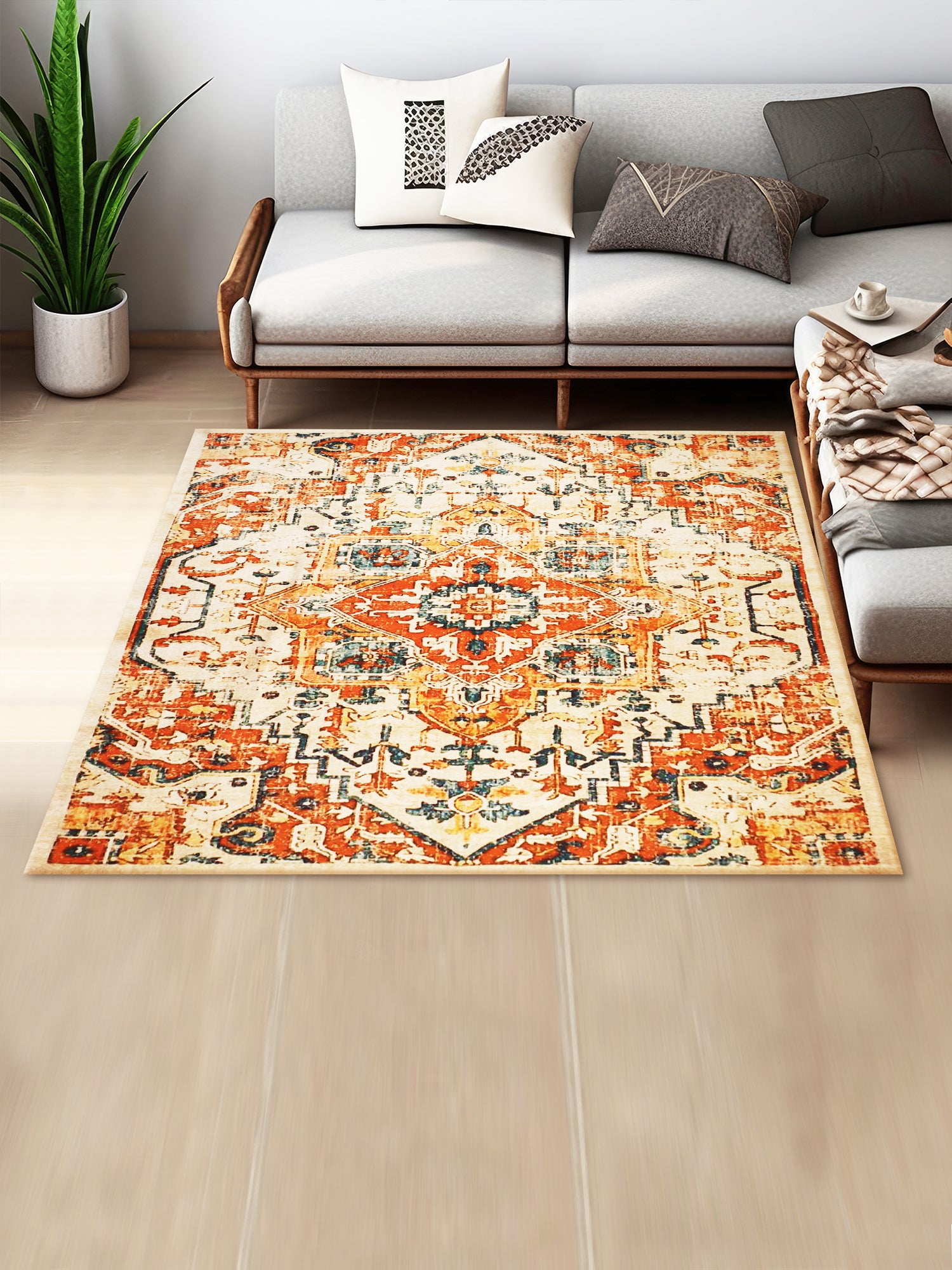 TYCHE - PRINTED COTTON RUG