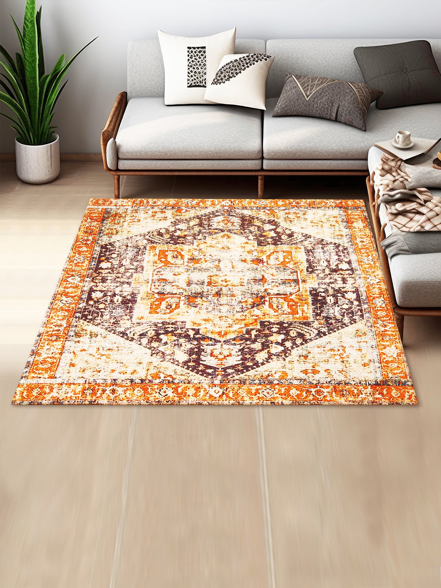 KIZUYA - PRINTED COTTON RUG