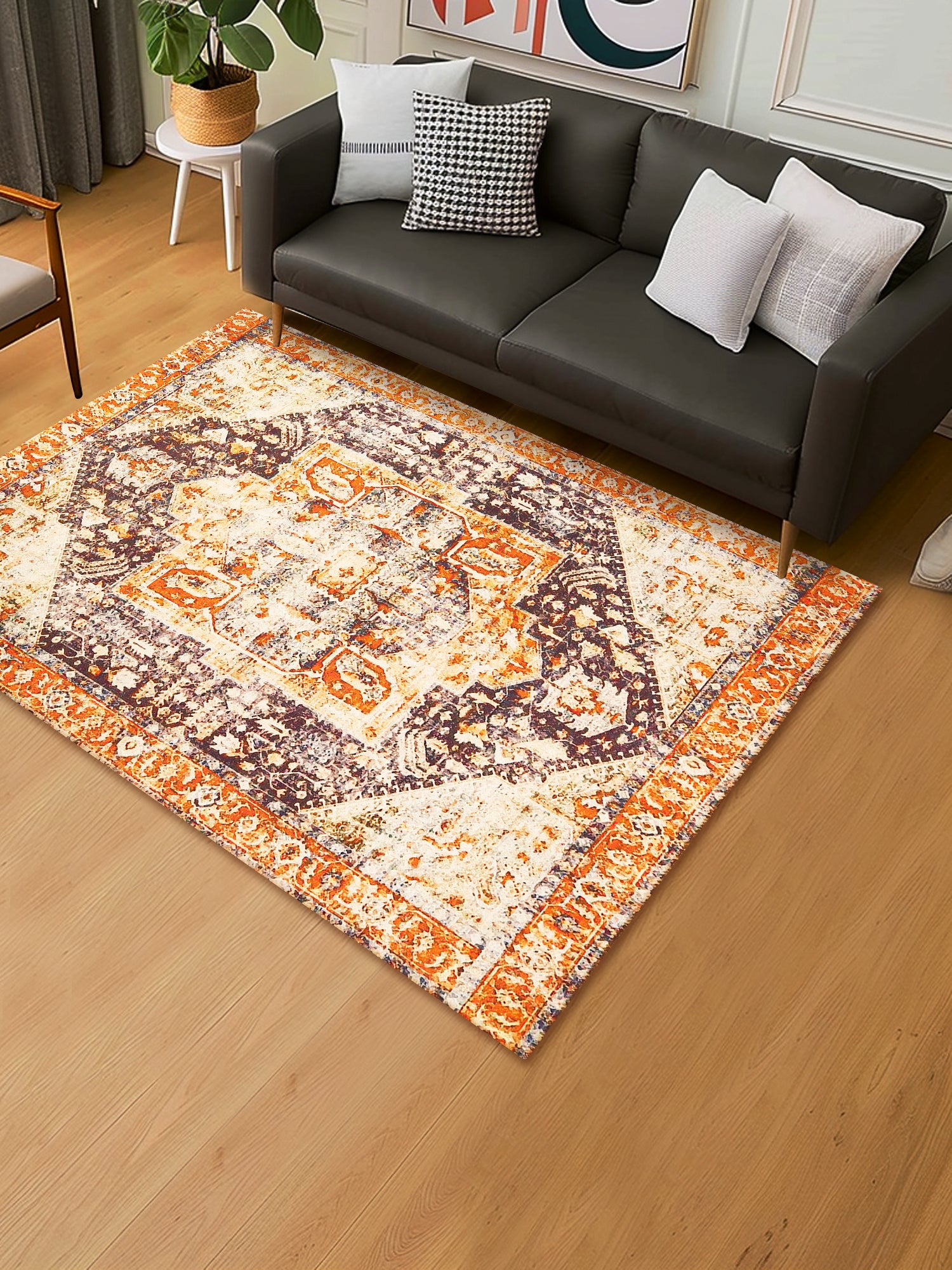 KIZUYA - PRINTED COTTON RUG