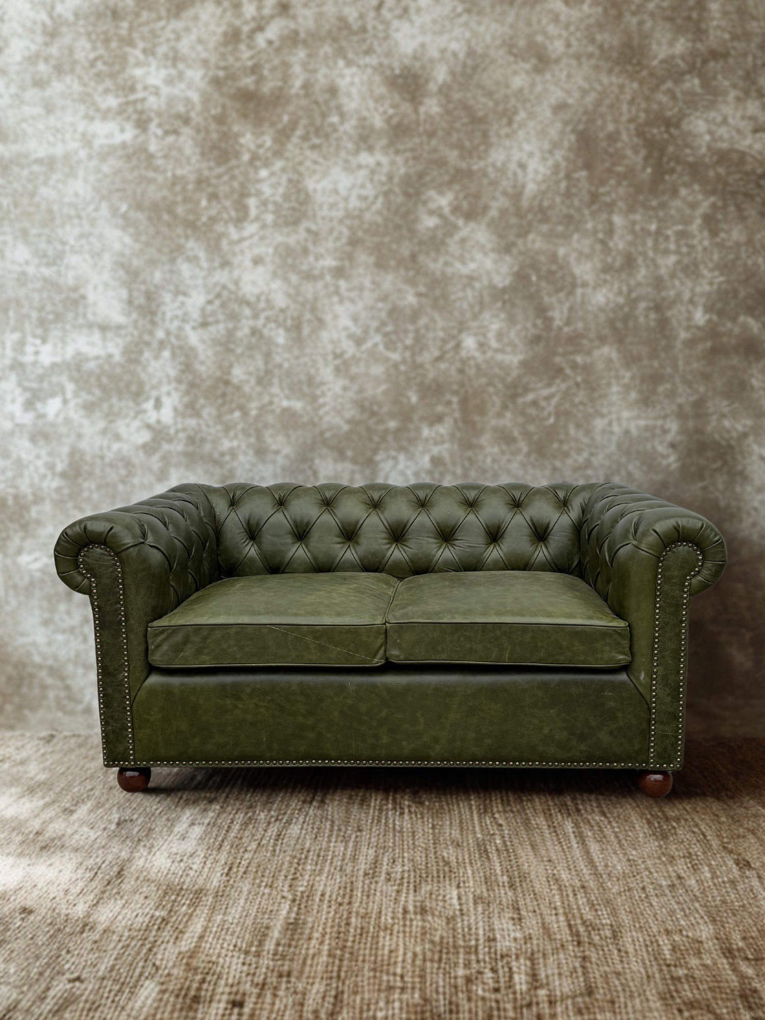 ELEANOR LEATHER CHESTERFIELD SOFA