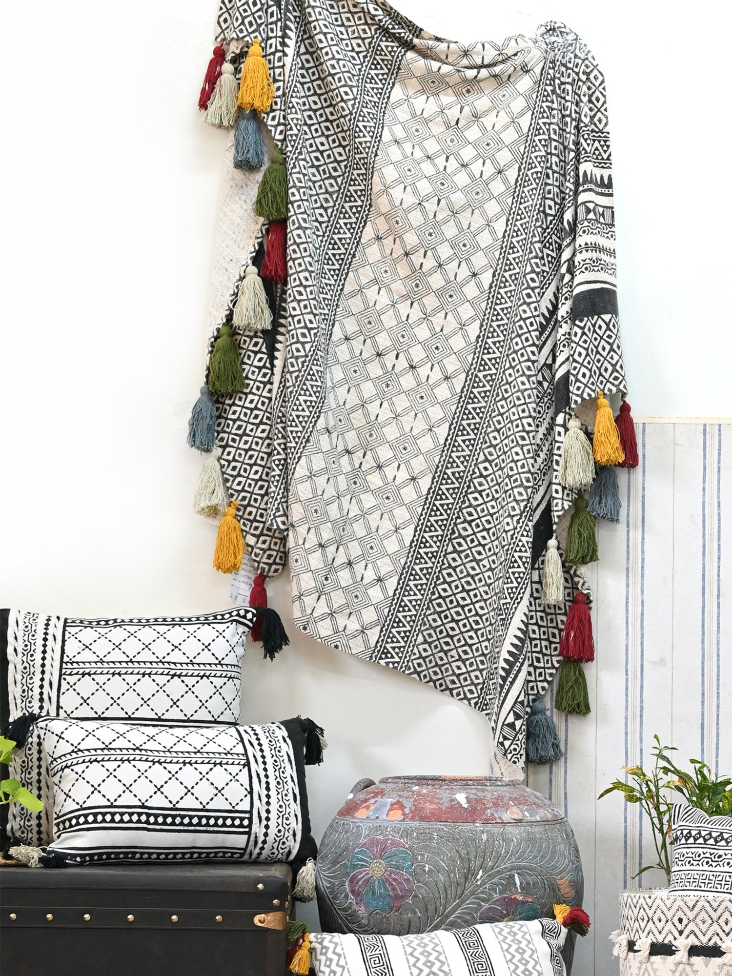 Elara - BLOCK PRINTED THROW
