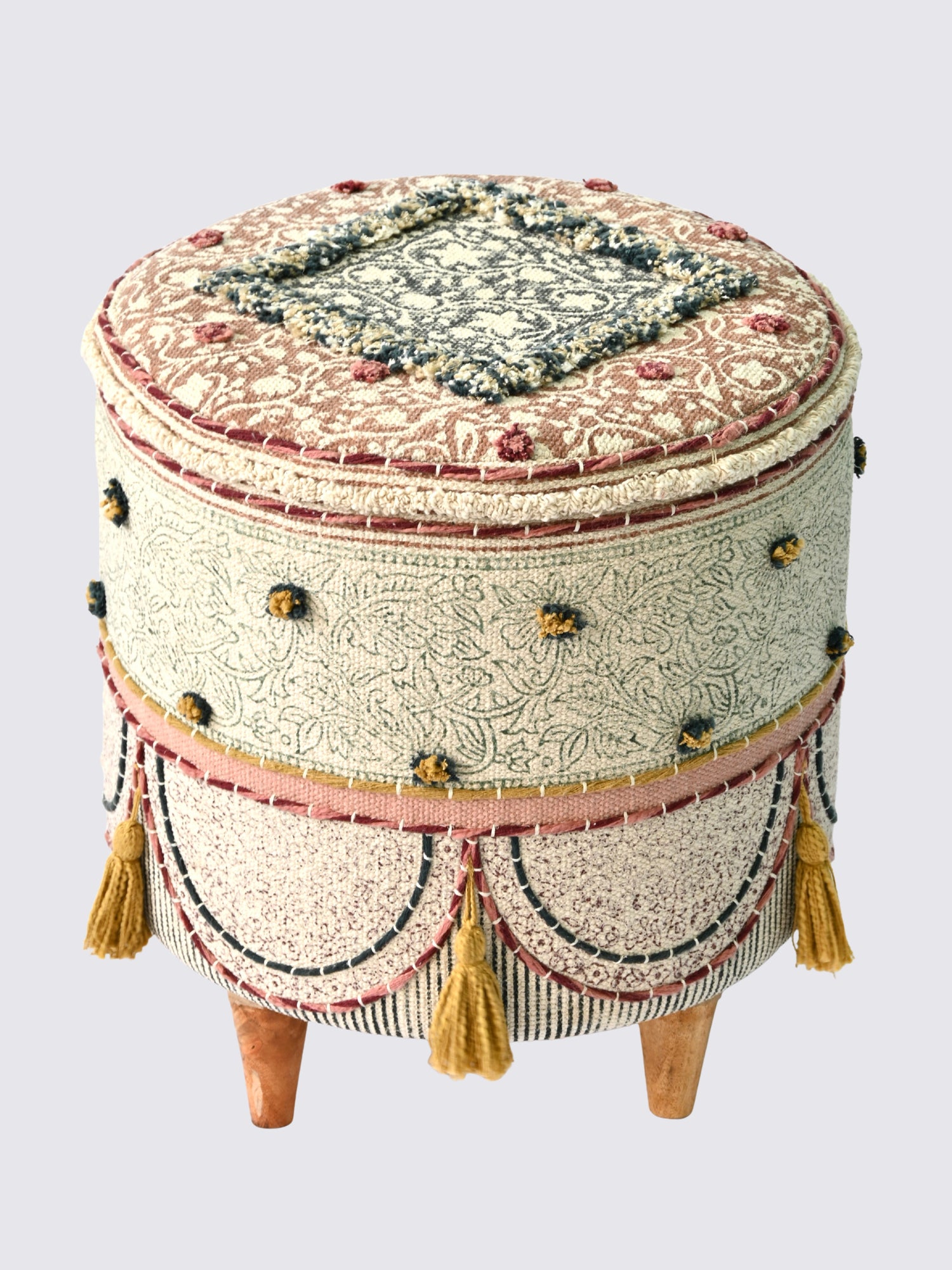 Raag - CYLINDRICAL OTTOMAN