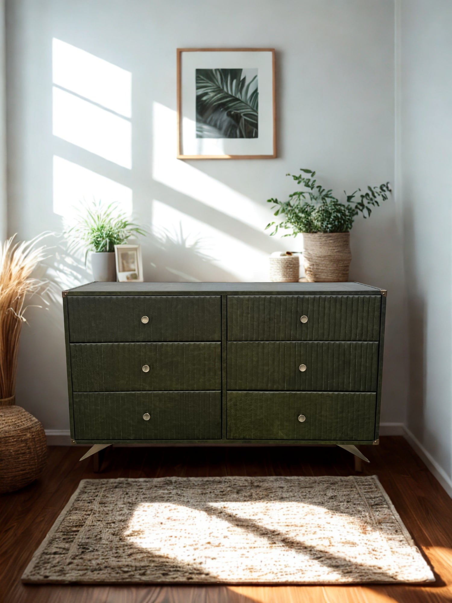 ELVIA CHEST OF DRAWERS - LEATHER