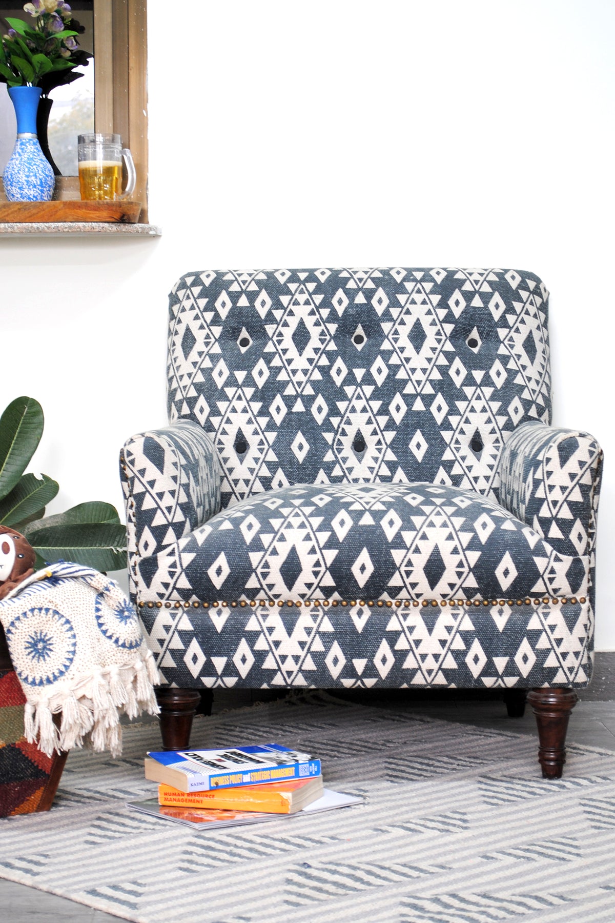 Marwar Lounge Chair by Art Avenue, handmade to order in India — image 11 of 11