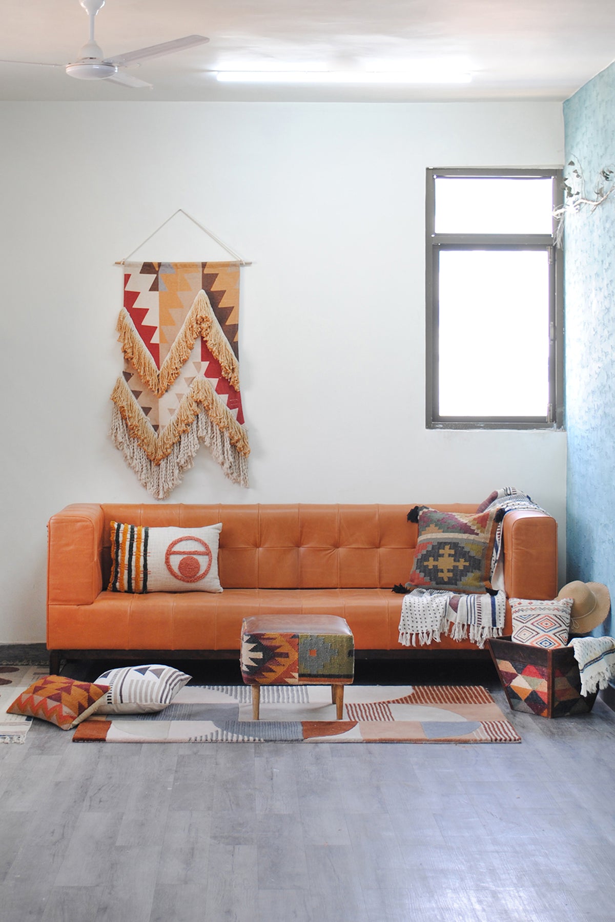 Santiago leather sofa by Art Avenue, handmade to order — image 1 of 13
