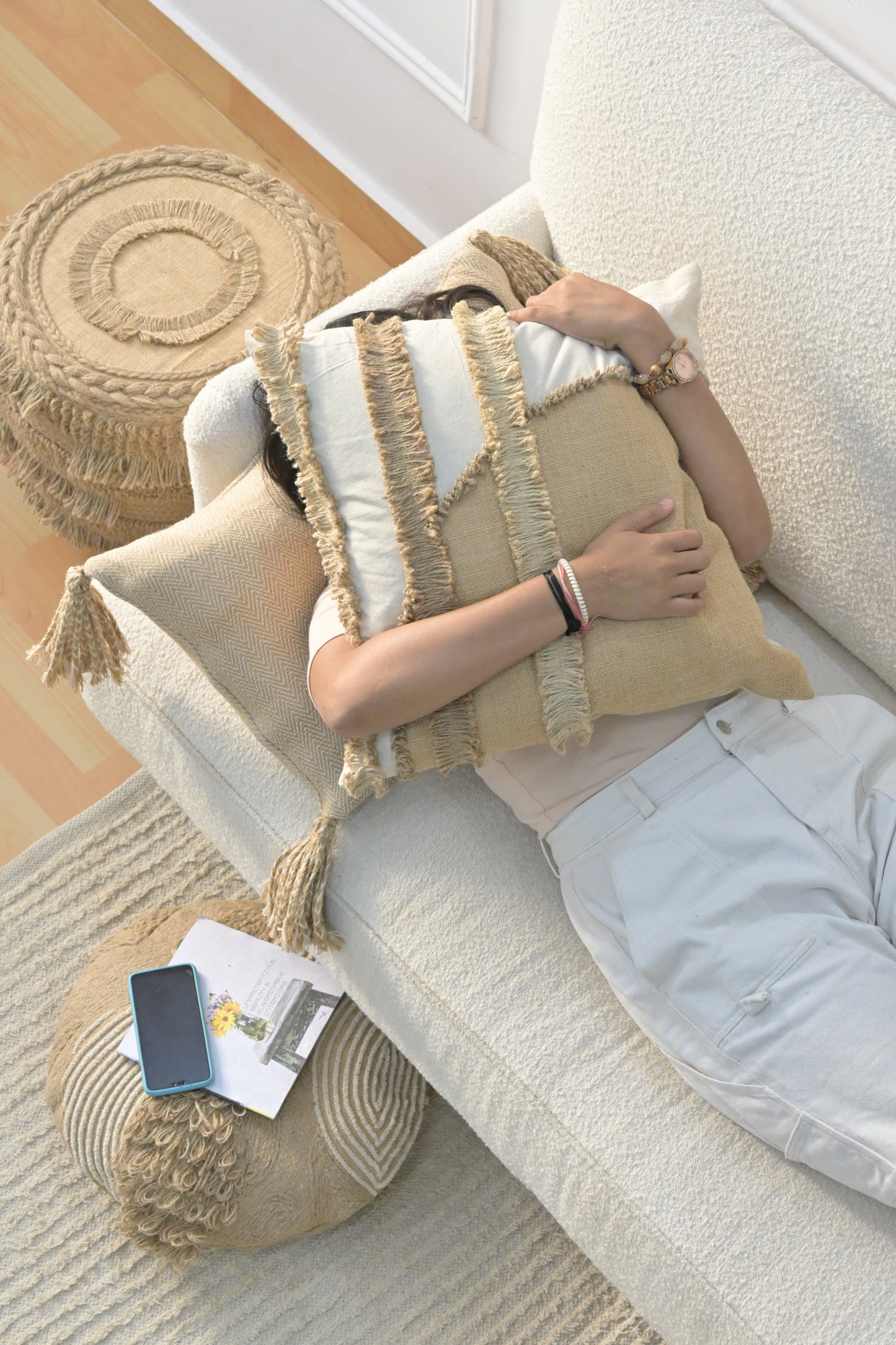 Mirae - SQUARE CUSHION COVER