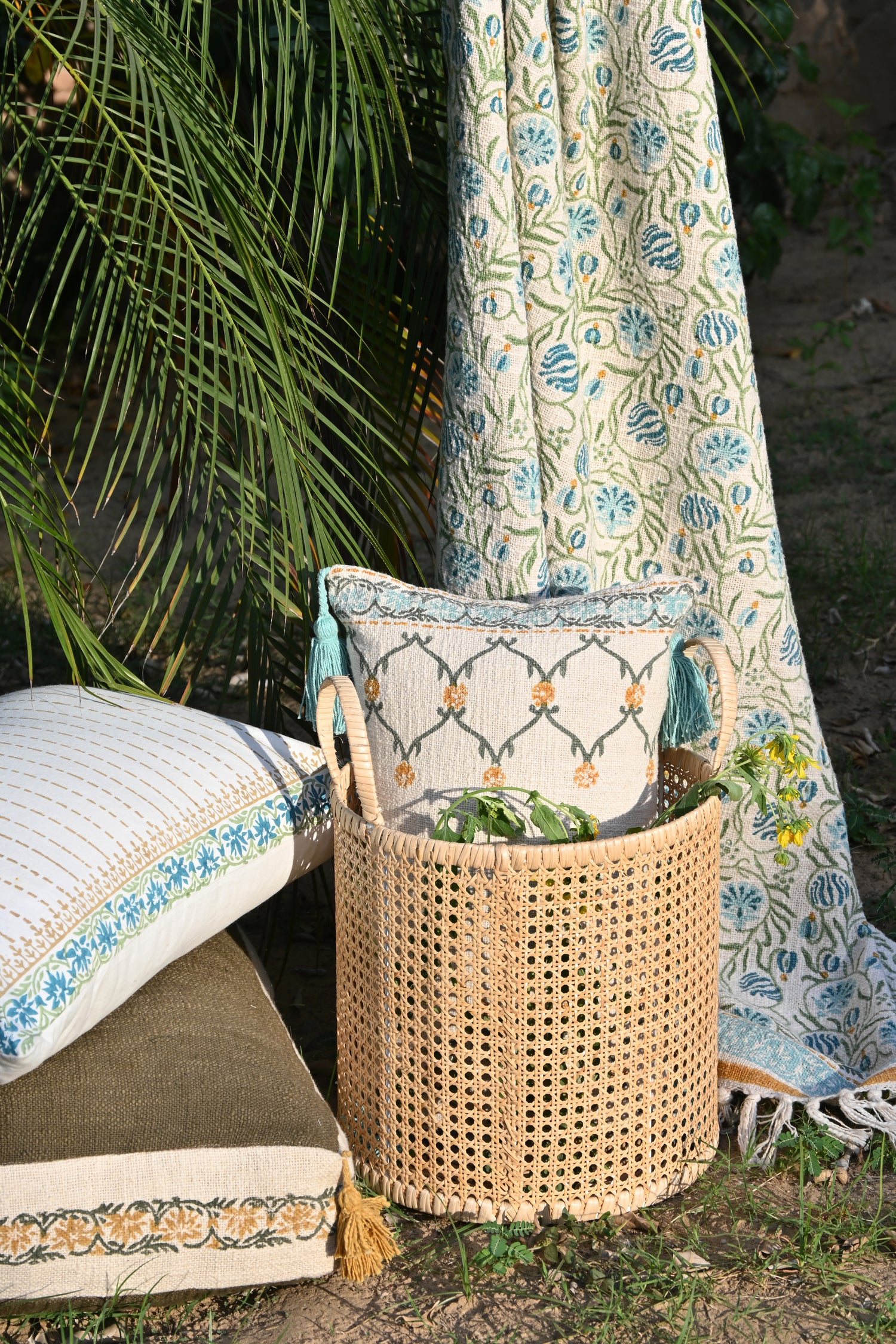 Vintflora - LUMBAR CUSHION COVER