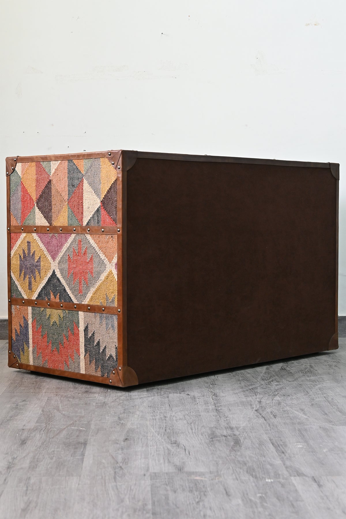 Rohet Kilim & Leather Sideboard