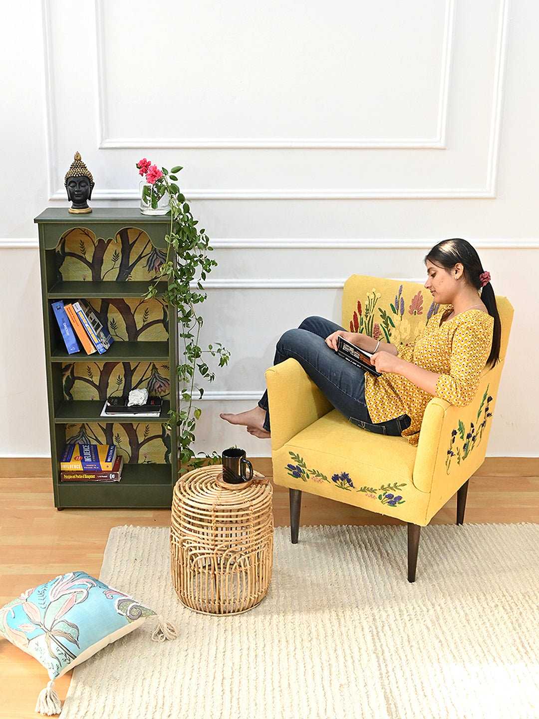 ANTHER -COTTON BACK ARM SOFFA - ART AVENUE