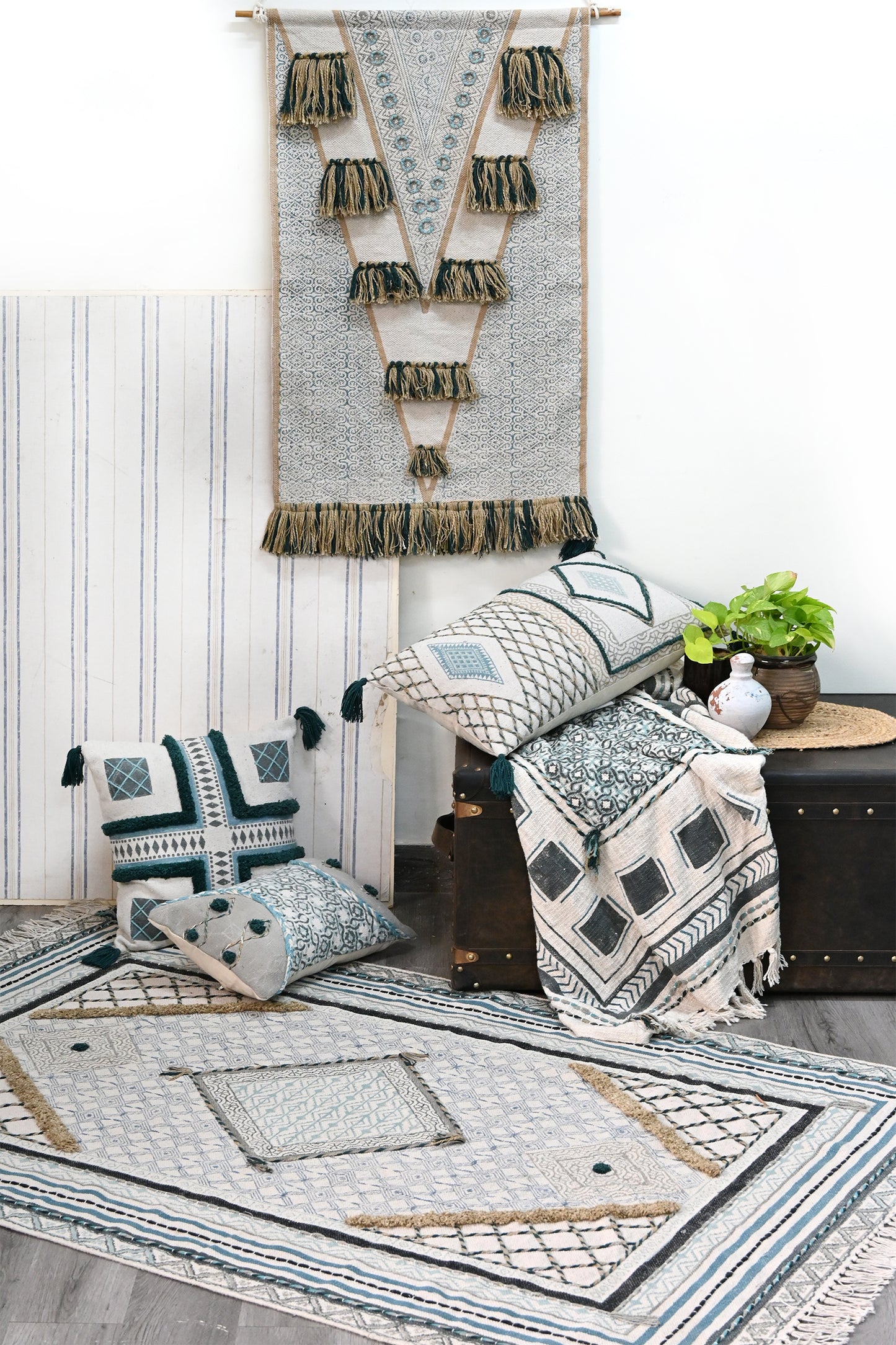 Aryora - BLOCK PRINTED RUG