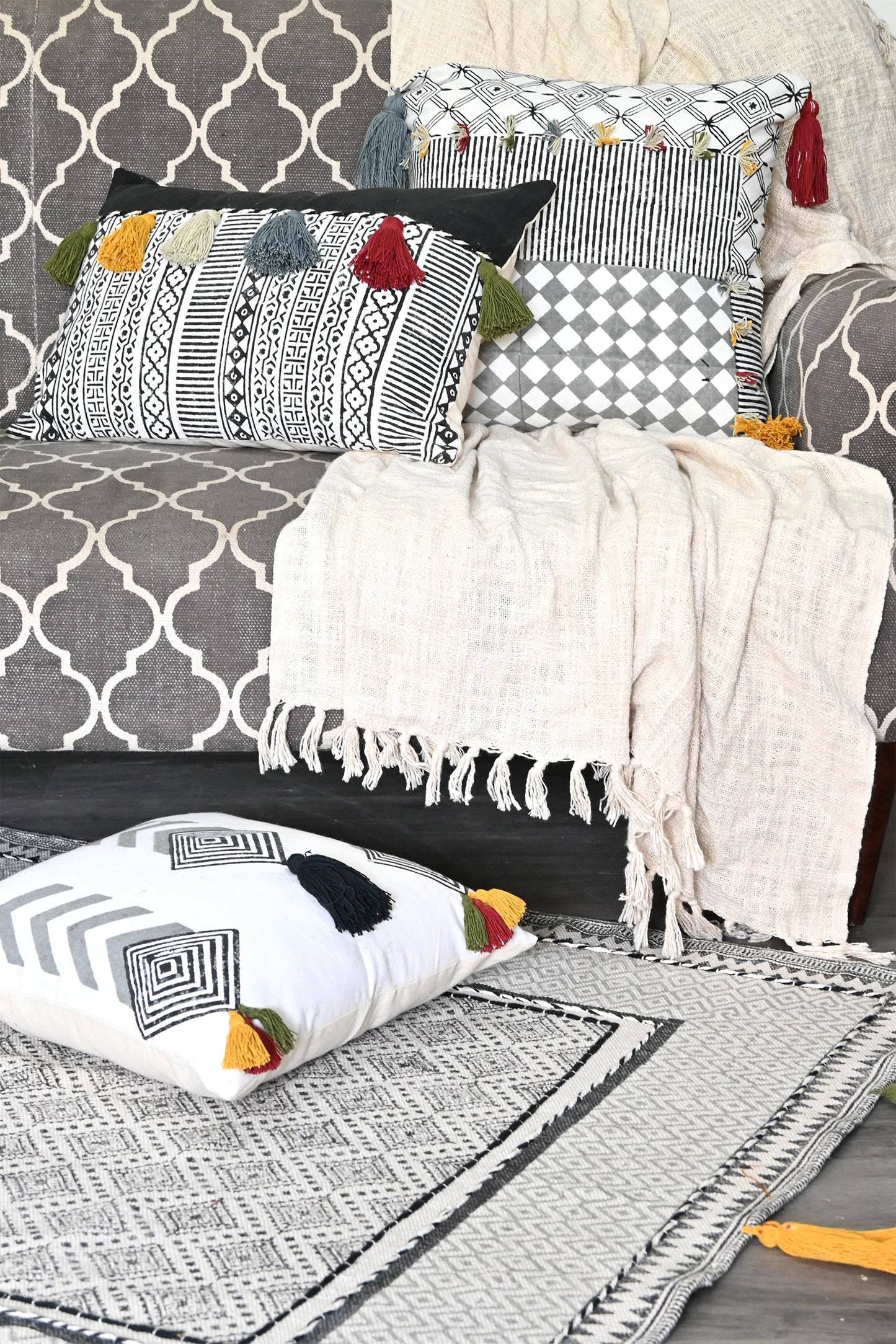 Nooré - SQUARE CUSHION COVER