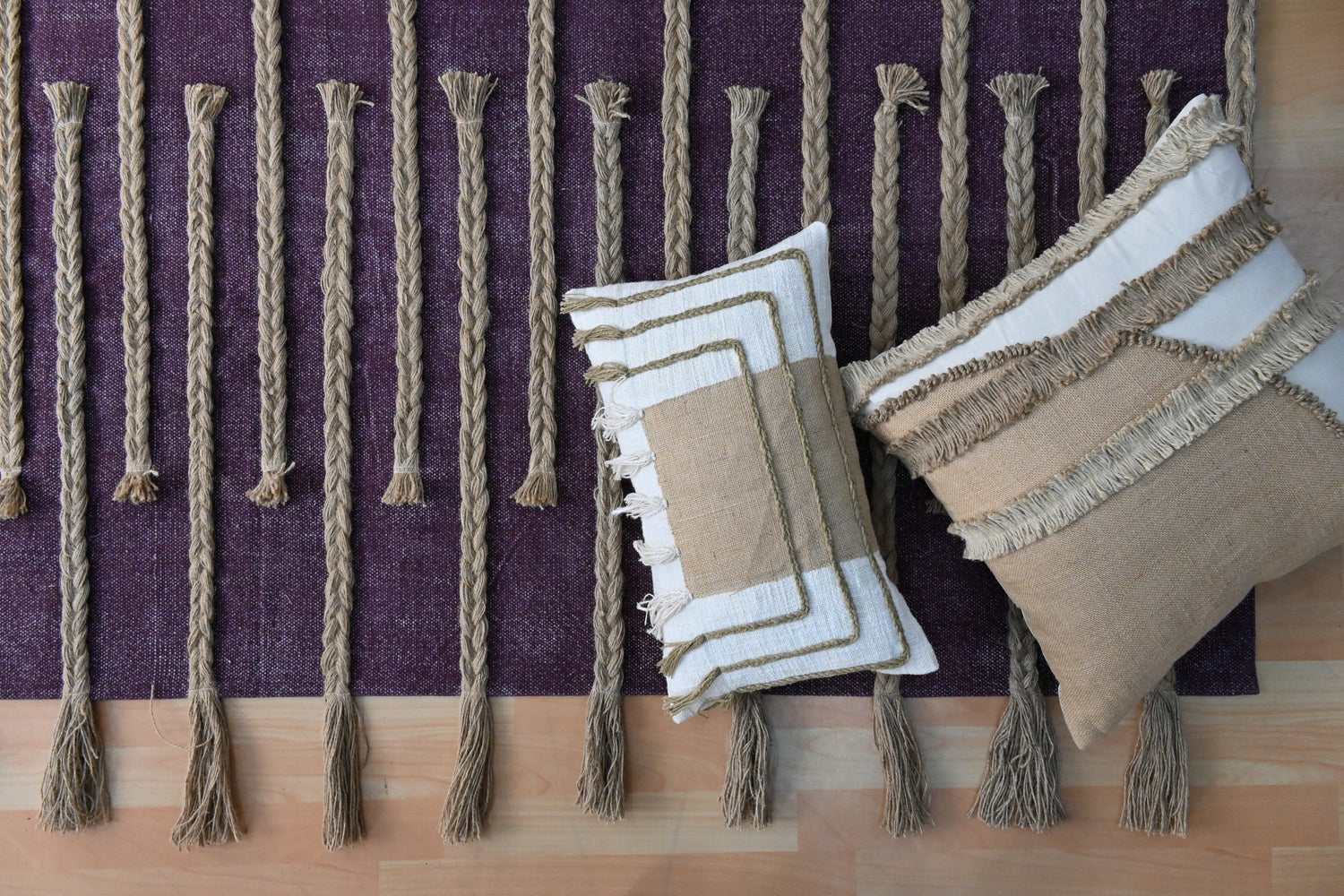 Tide Texture - HAND EMBROIDERED RUG