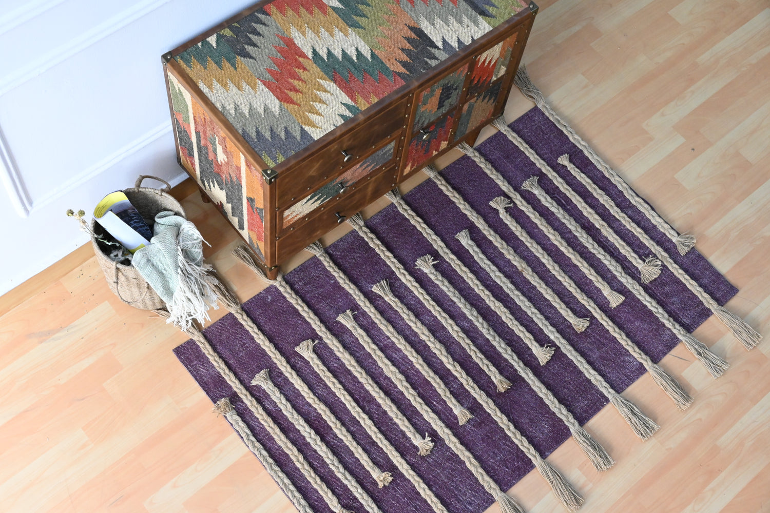 Tide Texture - HAND EMBROIDERED RUG