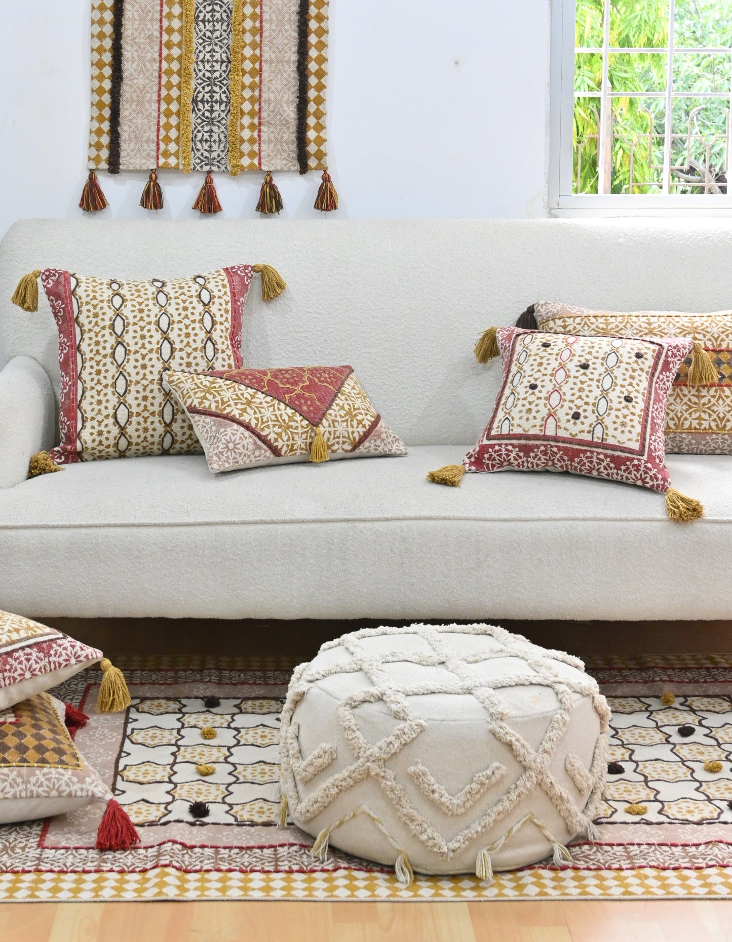 Marigold - SQUARE CUSHION COVER