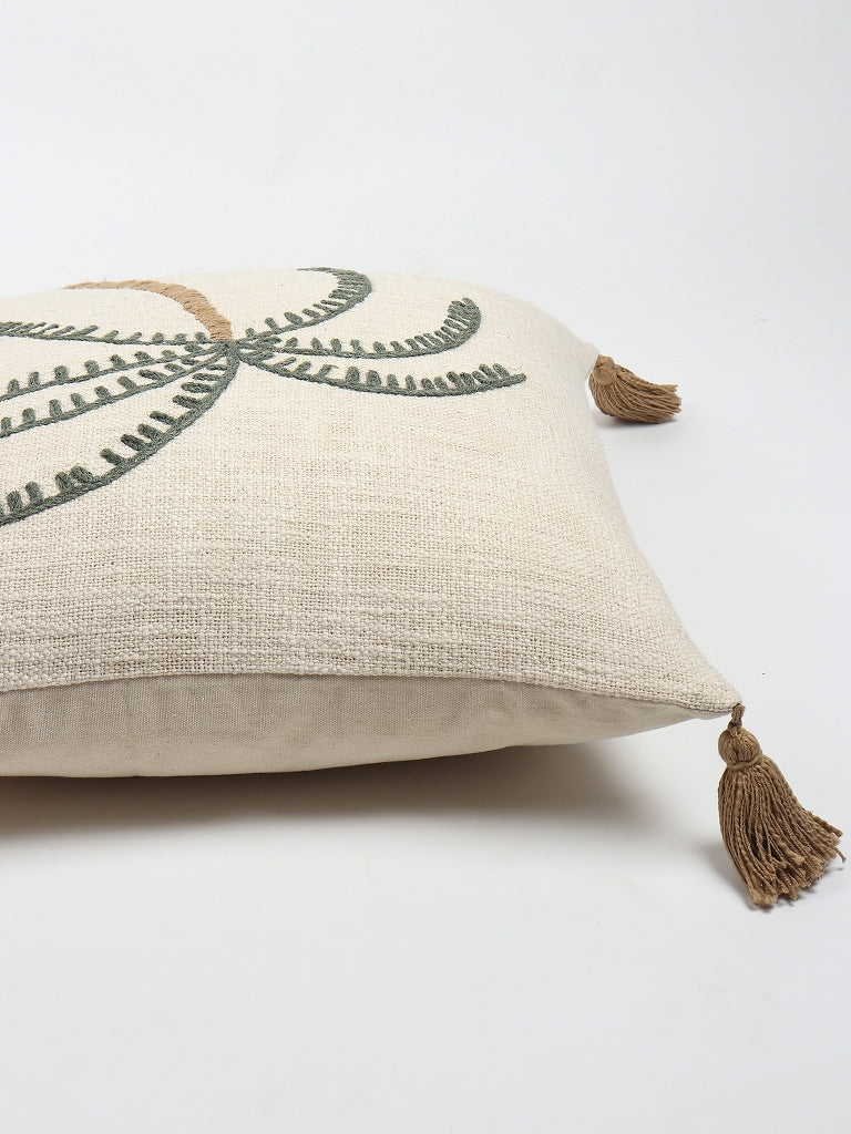PINE TREE Embroidered - SQUARE CUSHION COVER