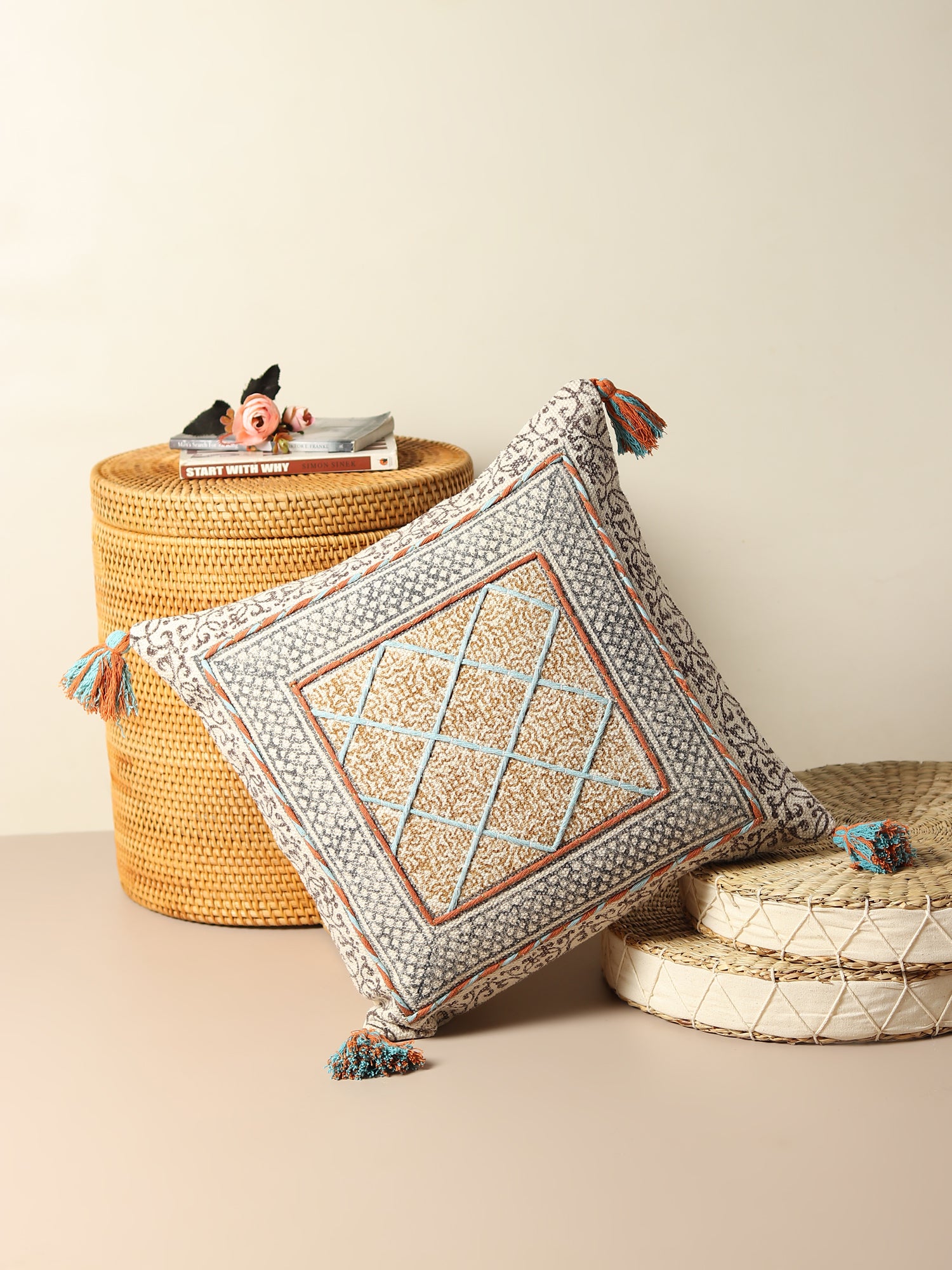 LILY - SQUARE CUSHION COVER