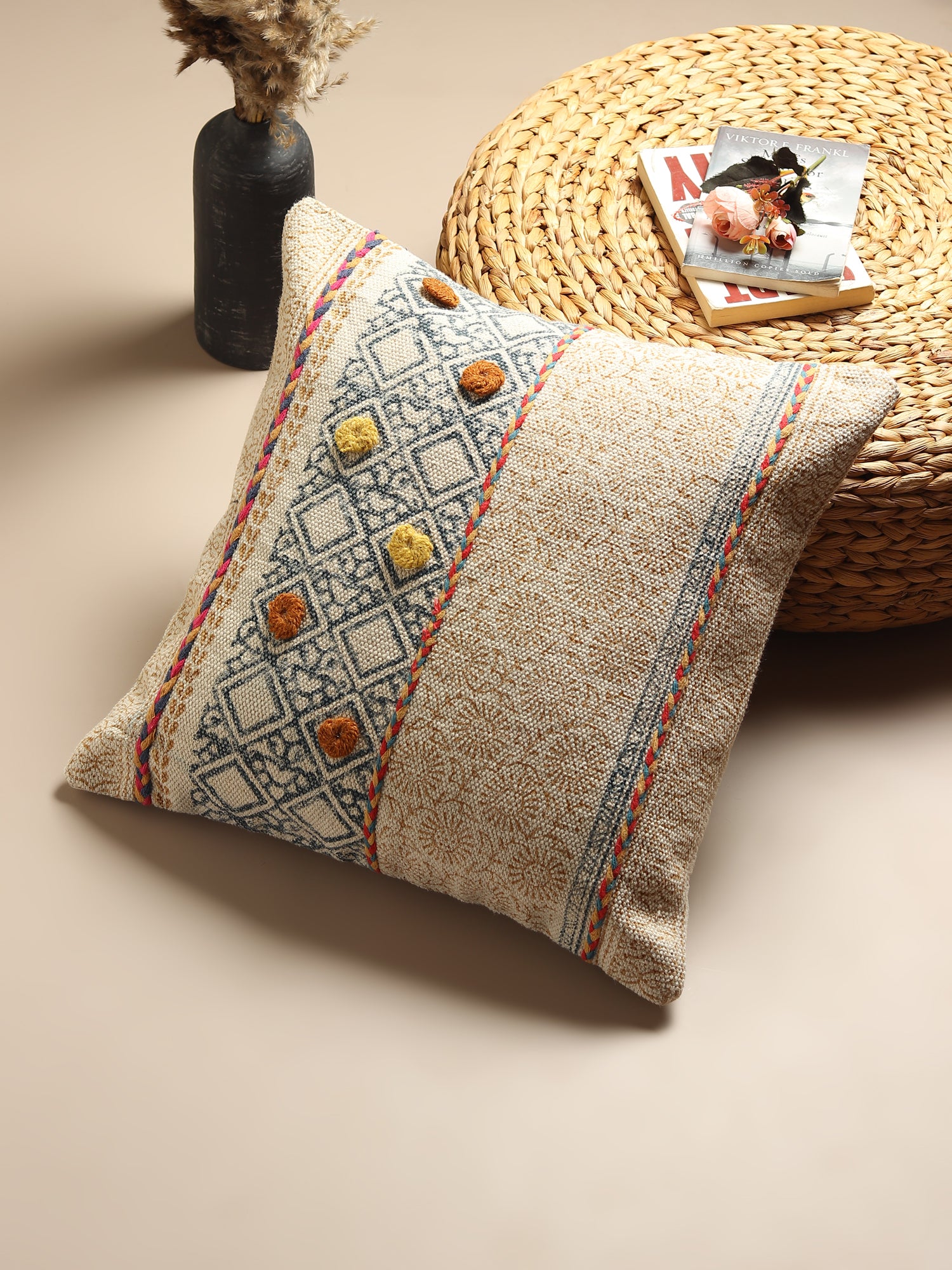 DIONE - SQUARE CUSHION COVER