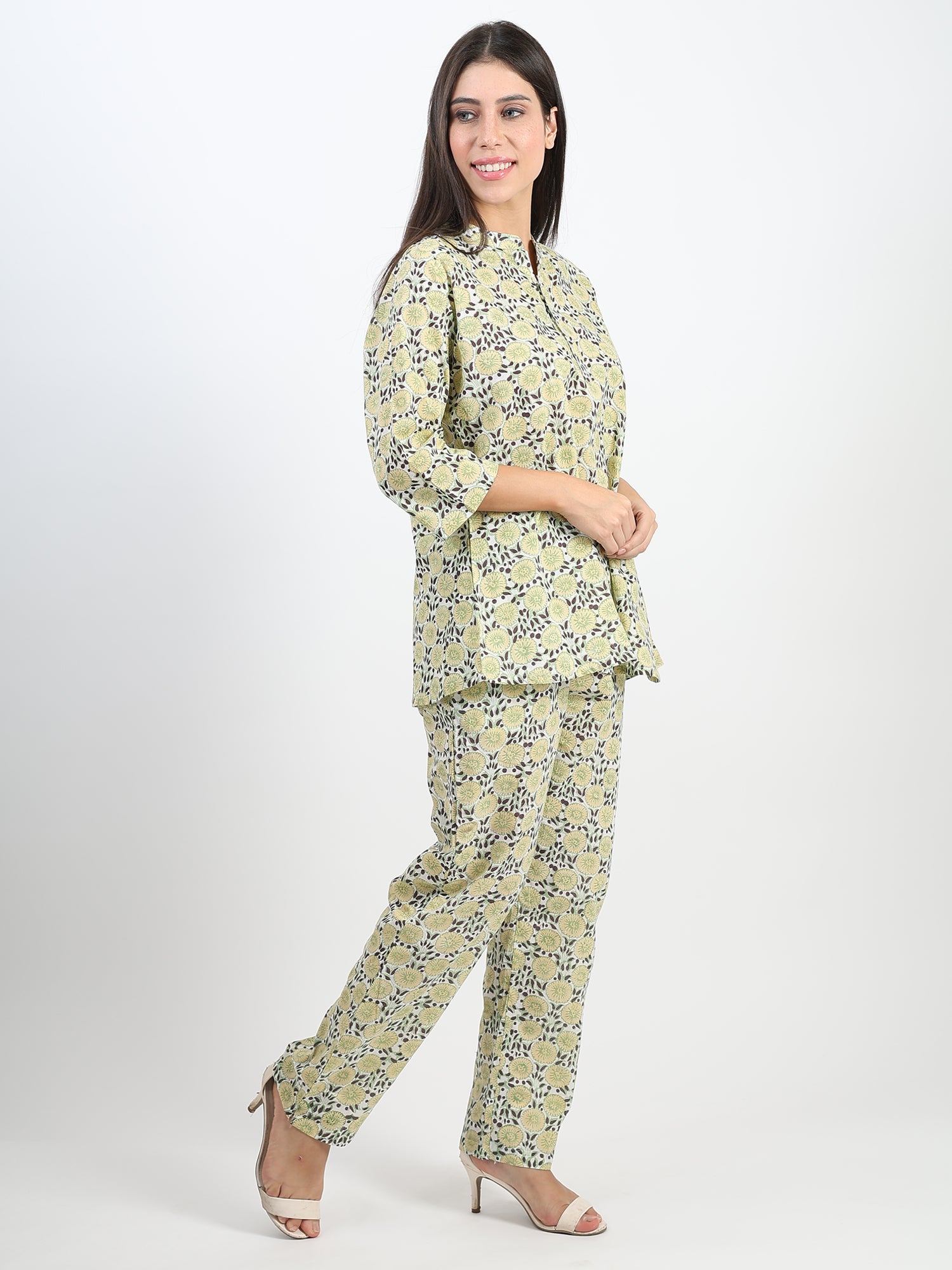 Zest floral Printed Cotton Co-ord Set