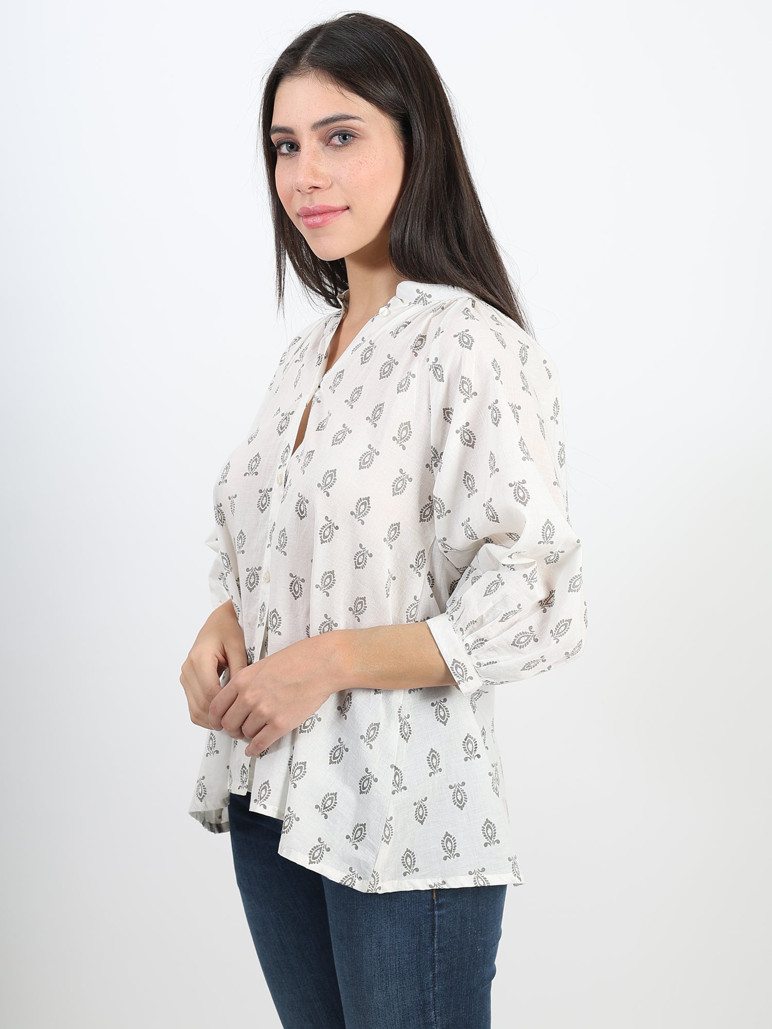 Aaral printed Top