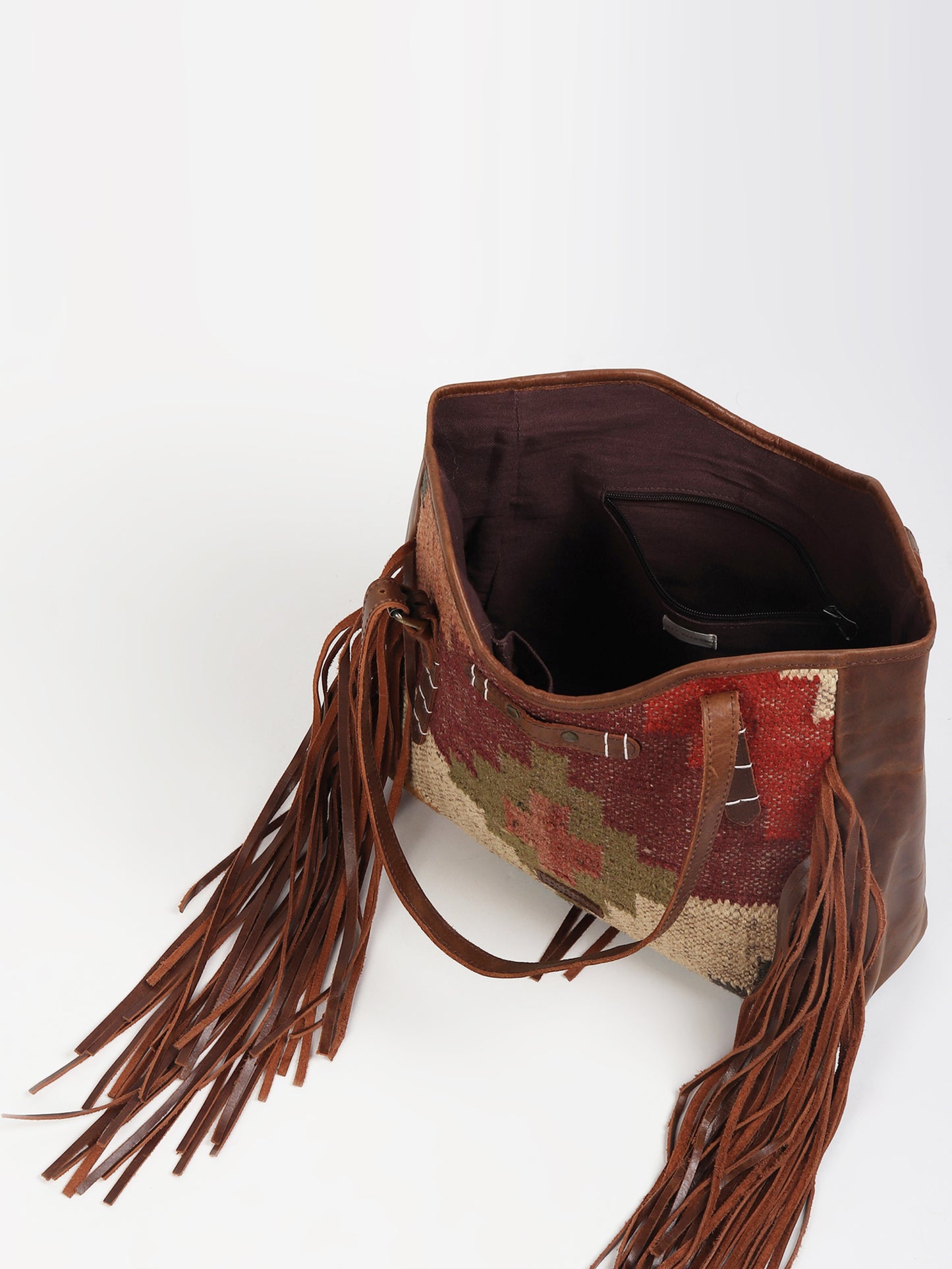 BOHEMIAN - KILIM and LEATHER BAG