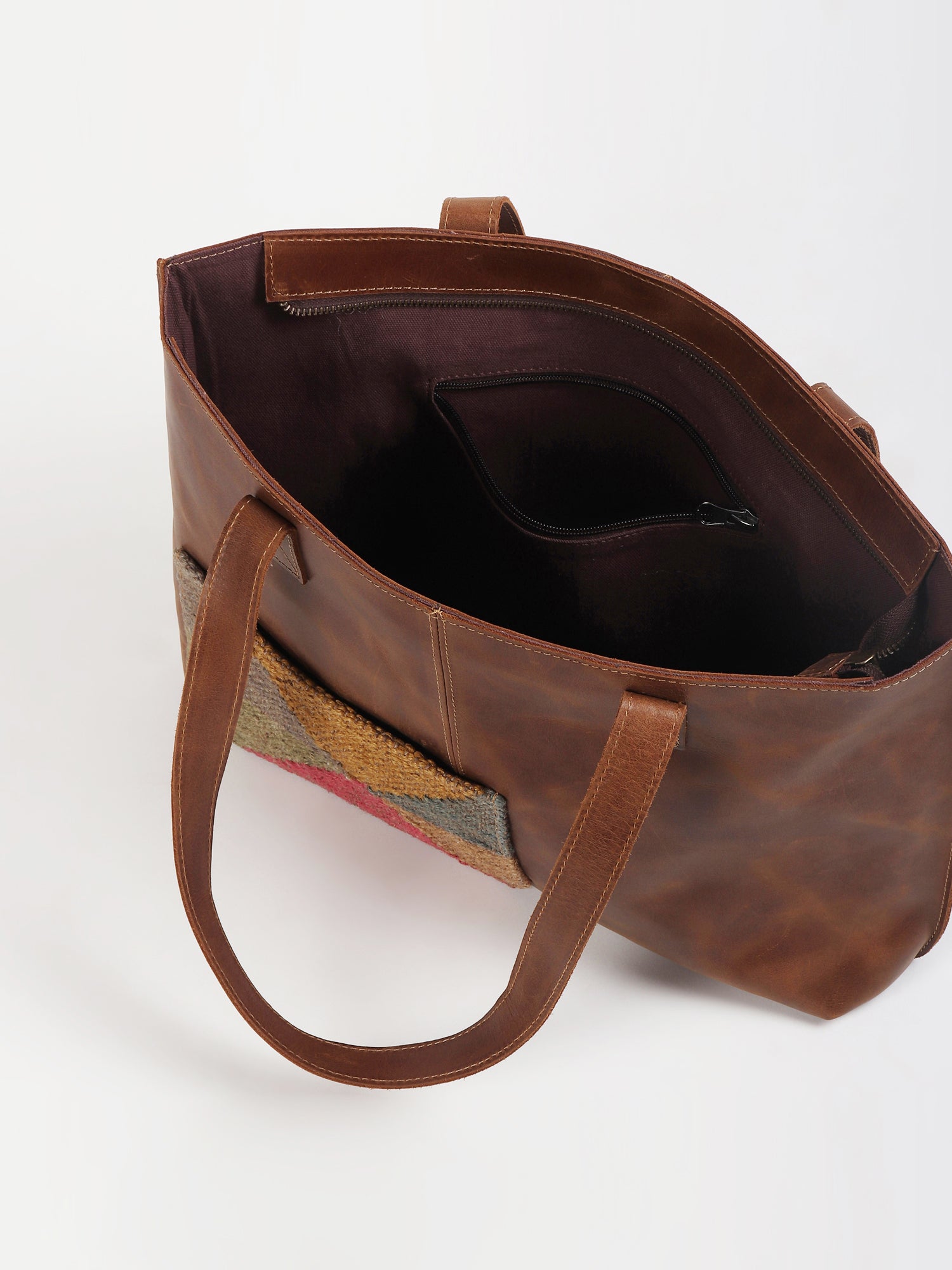 EZRA - LEATHER HAND BAG