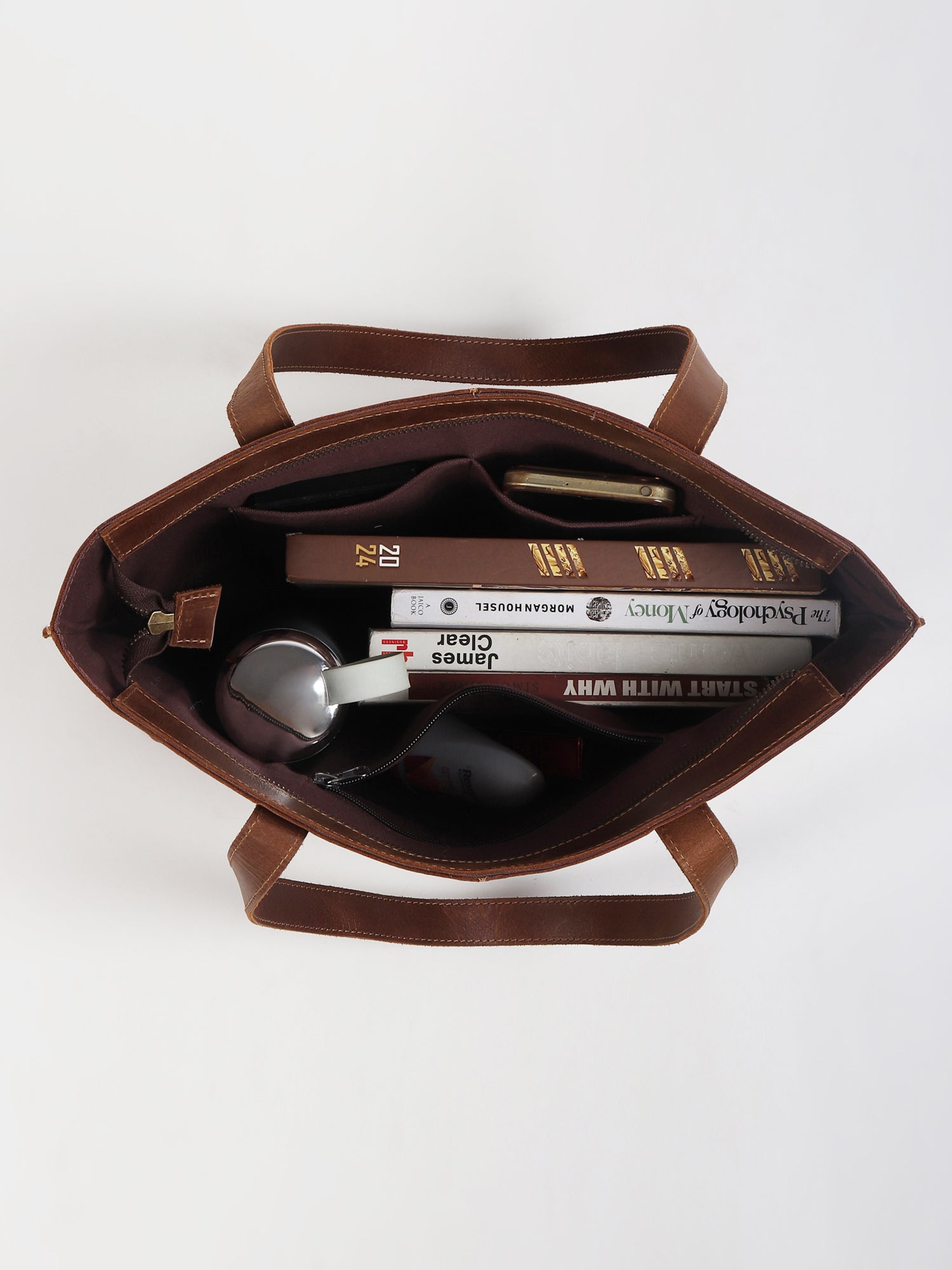 EZRA - LEATHER HAND BAG