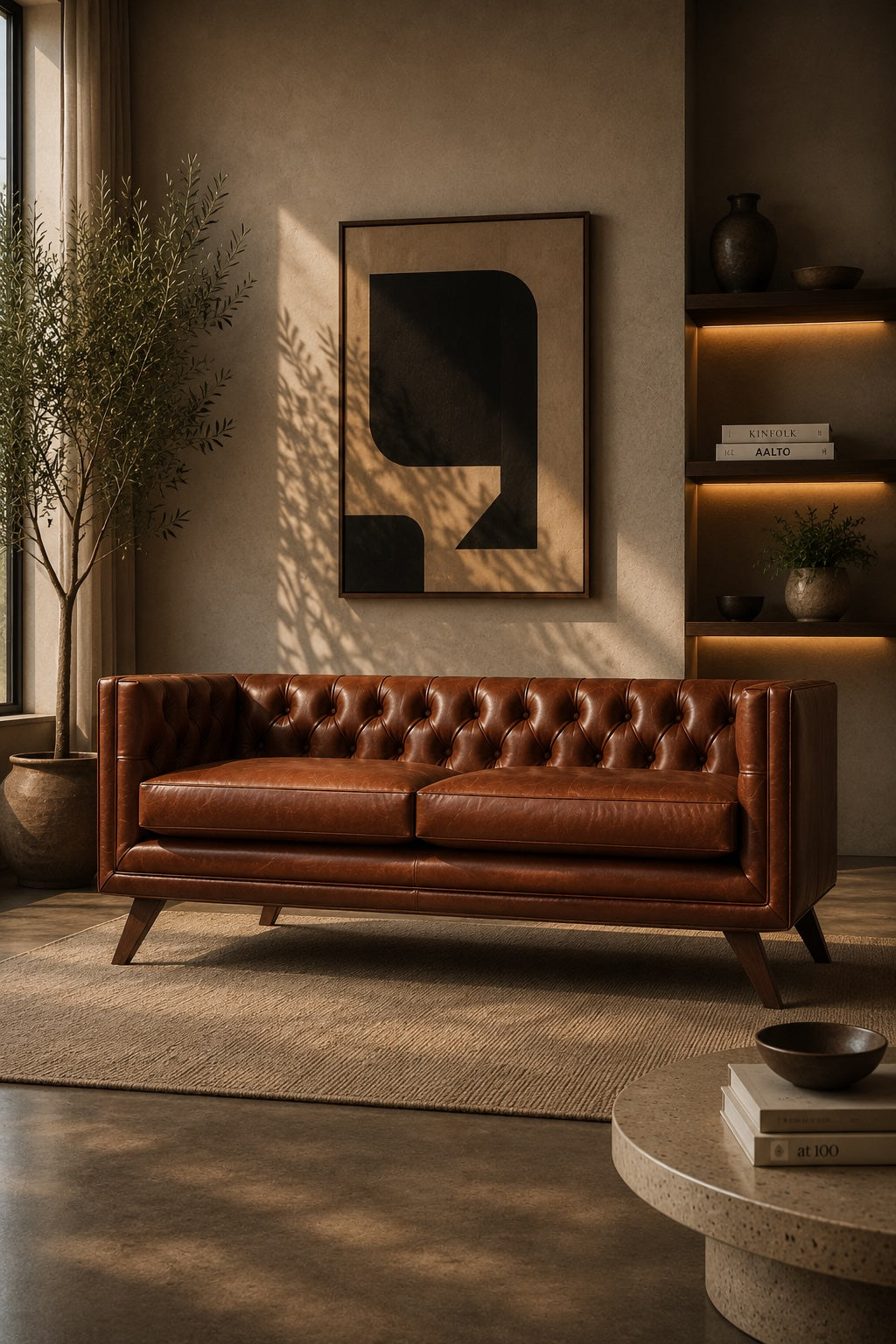 England leather sofa by Art Avenue, handmade to order — image 2 of 6