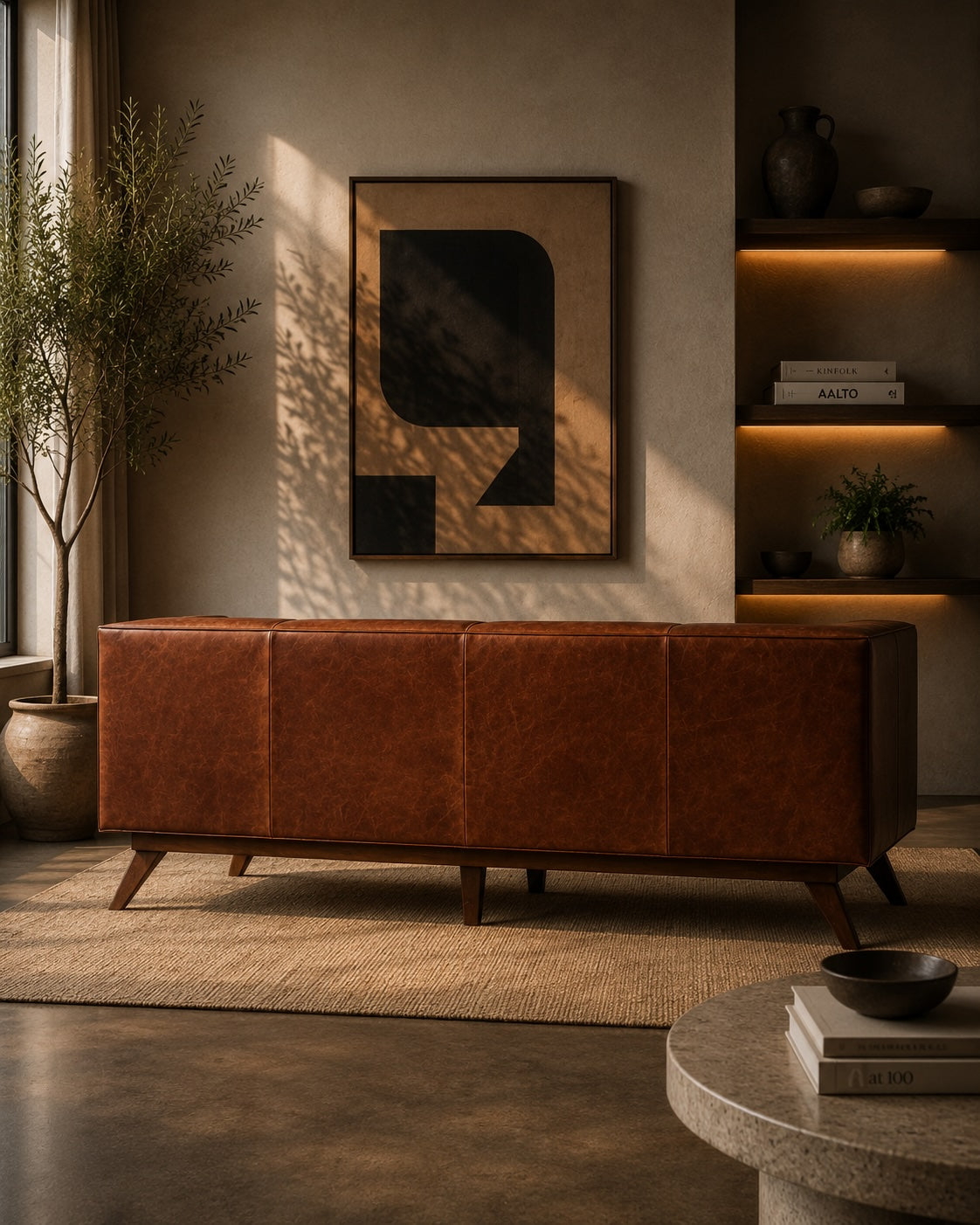 England leather sofa by Art Avenue, handmade to order — image 4 of 6