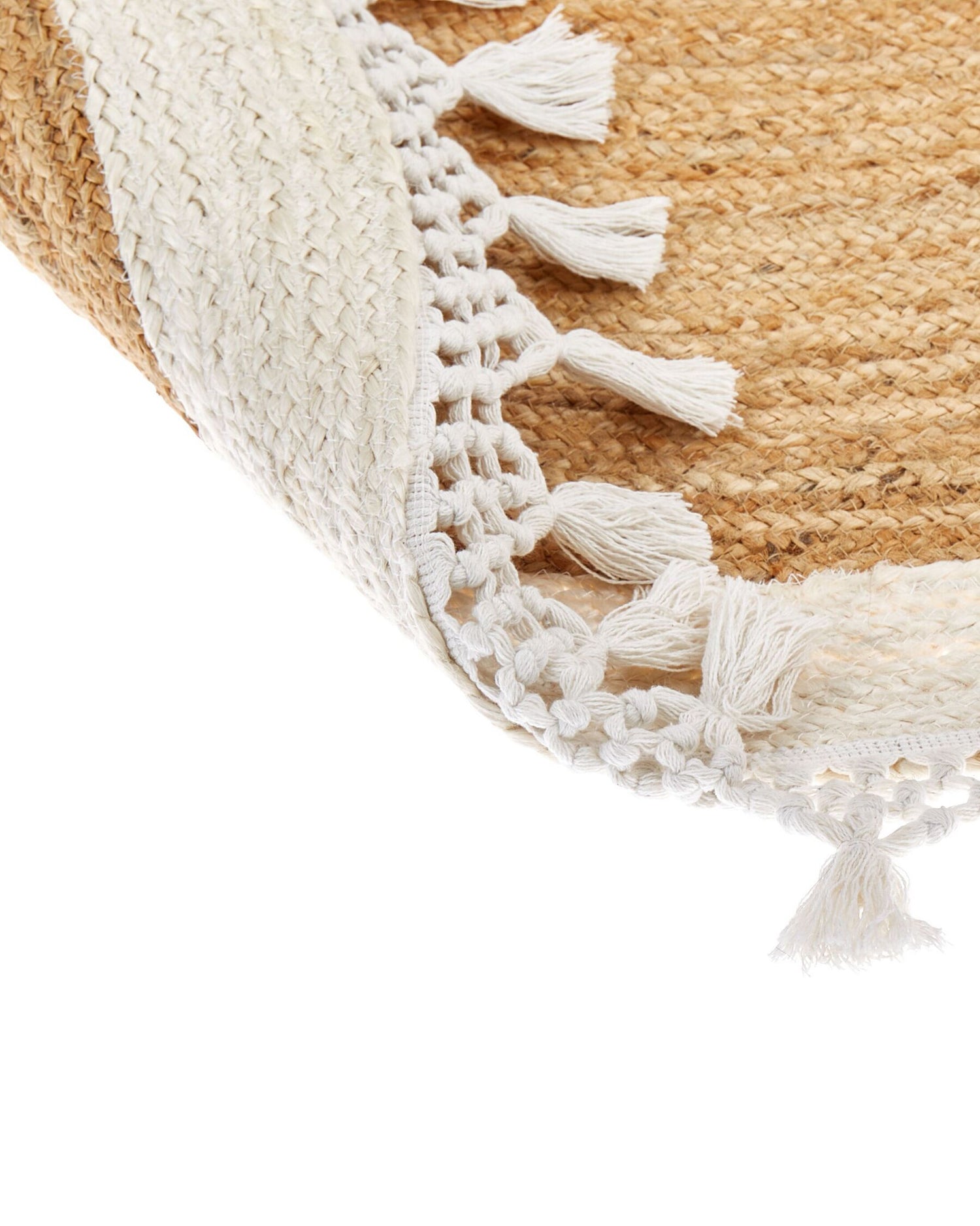 LESOTHO - ROUND JUTE RUG