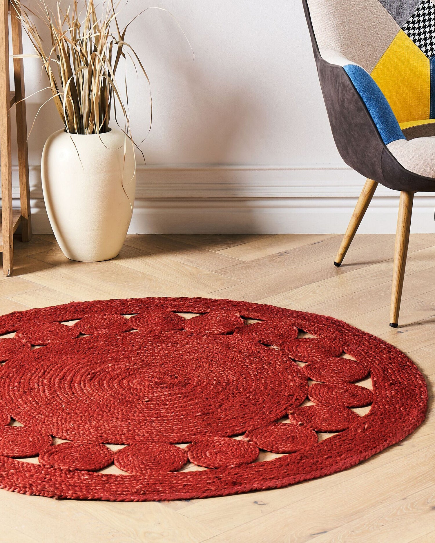 PEONY - ROUND JUTE RUG