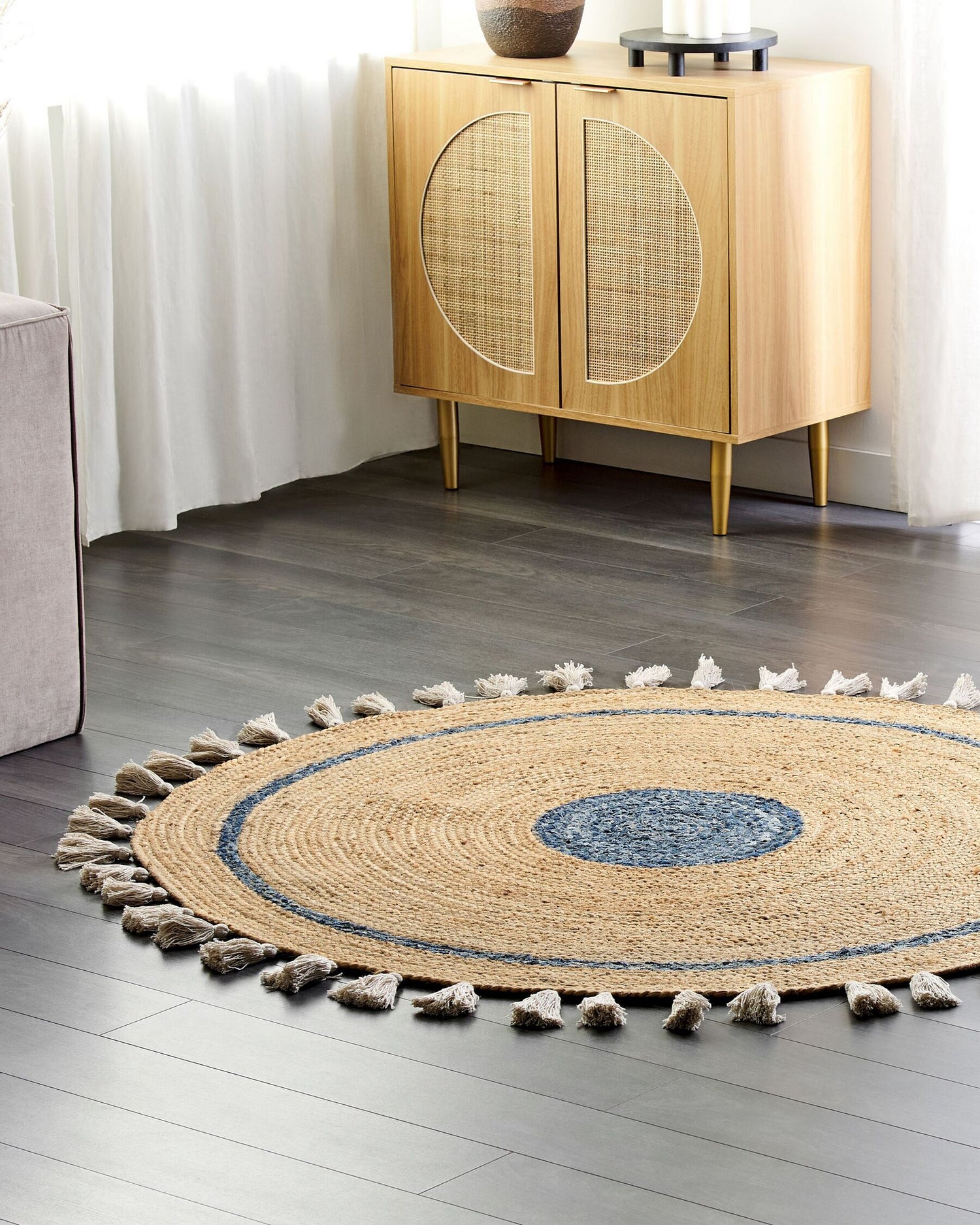 WELLINGTON - ROUND JUTE RUG