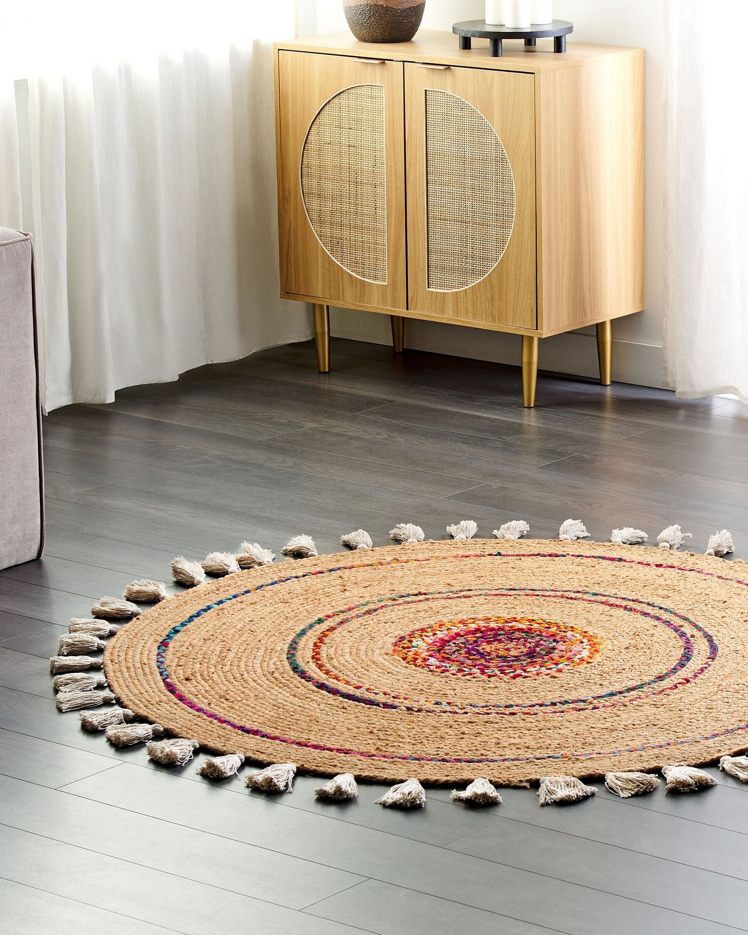 AUCKLAND - ROUND JUTE RUG