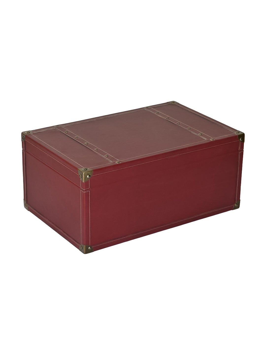 SCARLET - LEATHER TRUNK - ART AVENUE