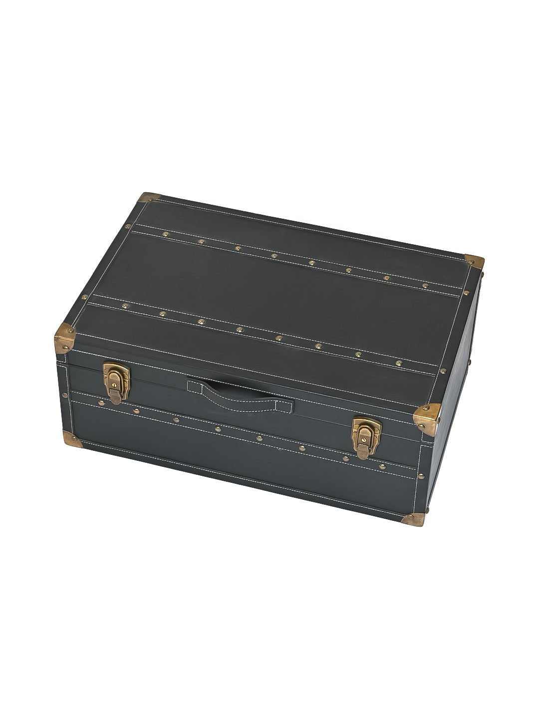 OBSIDIAN - LEATHER TRUNK - ART AVENUE