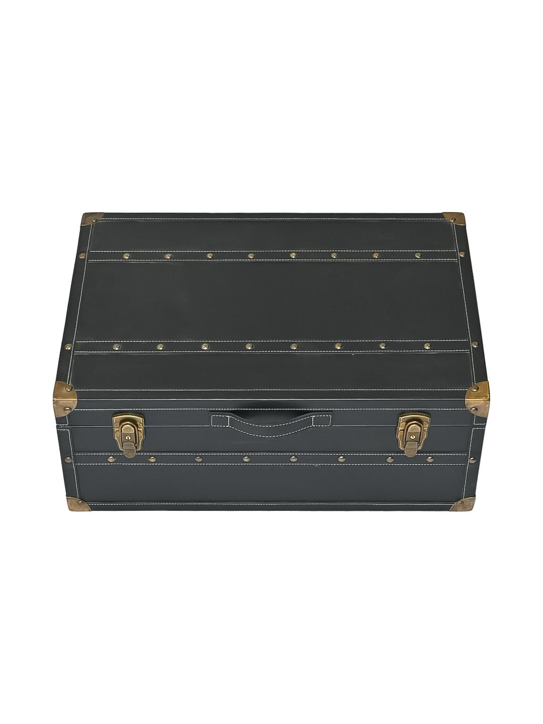 OBSIDIAN - LEATHER TRUNK - ART AVENUE