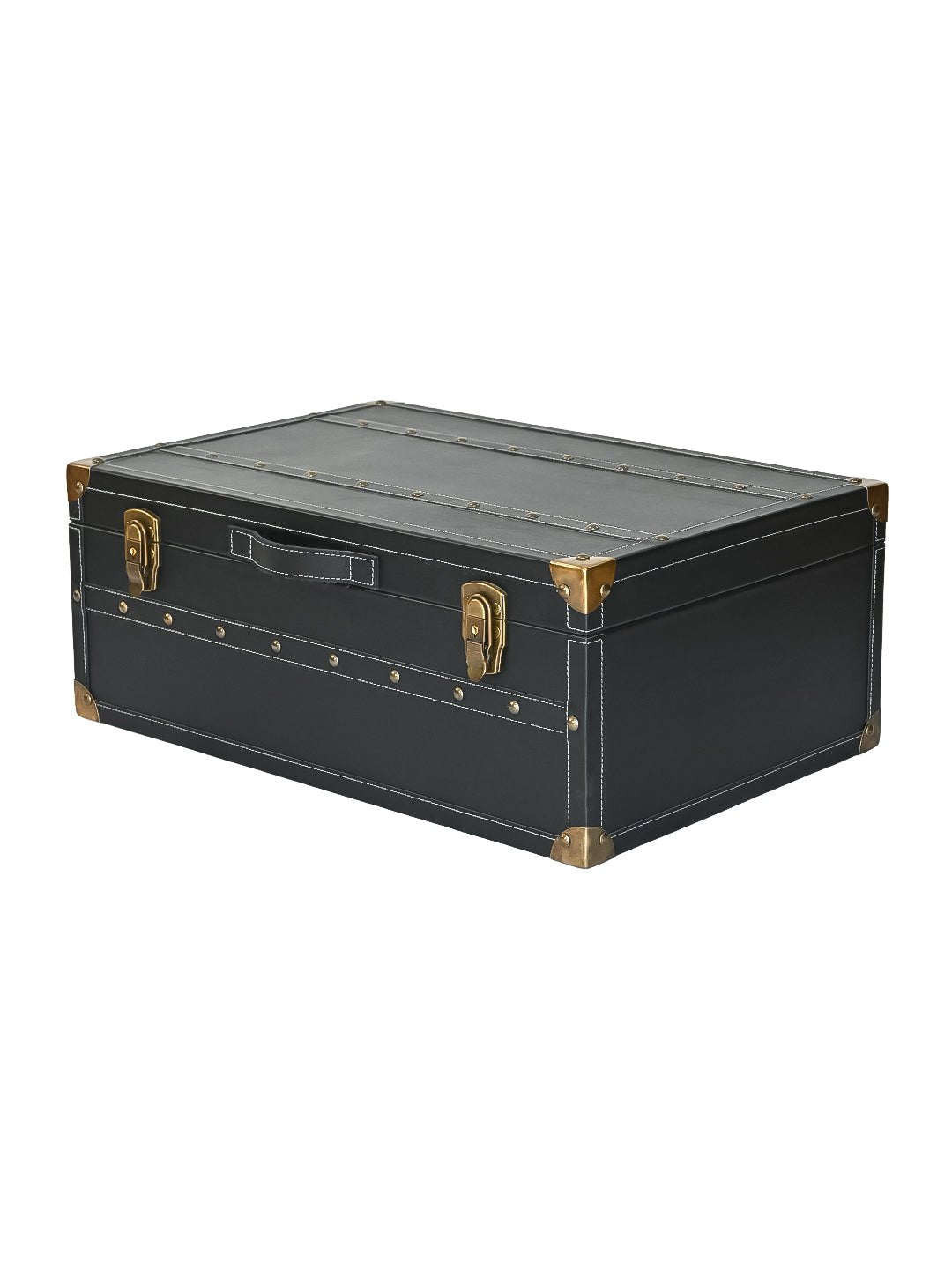 OBSIDIAN - LEATHER TRUNK - ART AVENUE