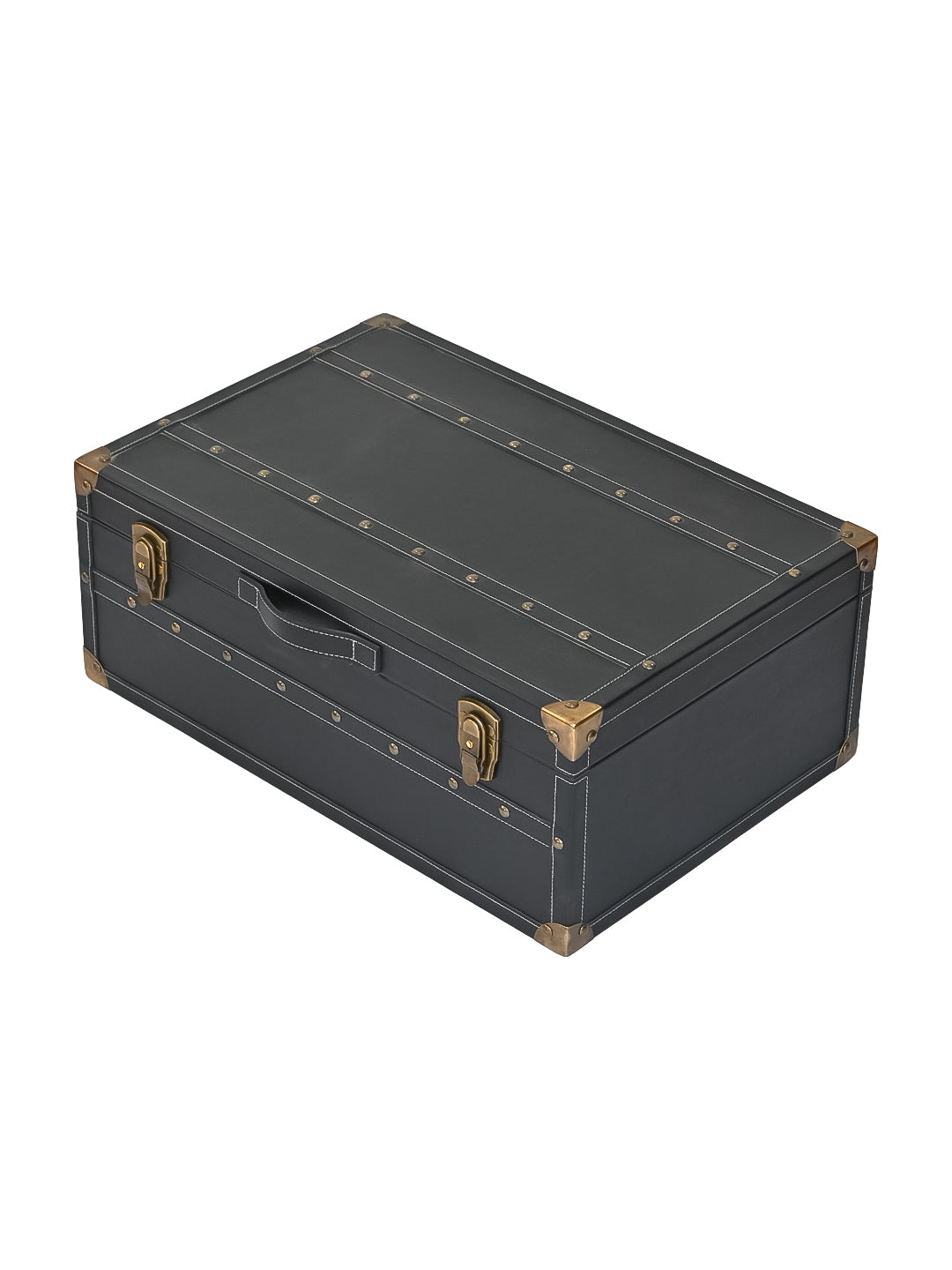 OBSIDIAN - LEATHER TRUNK - ART AVENUE