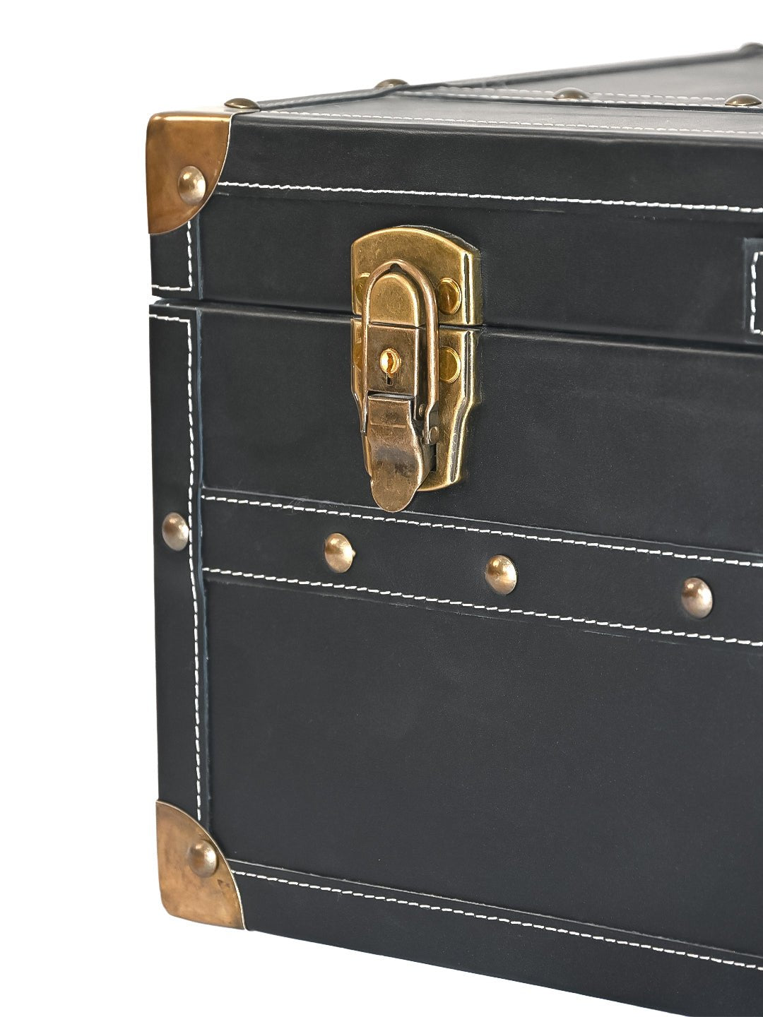 OBSIDIAN - LEATHER TRUNK - ART AVENUE