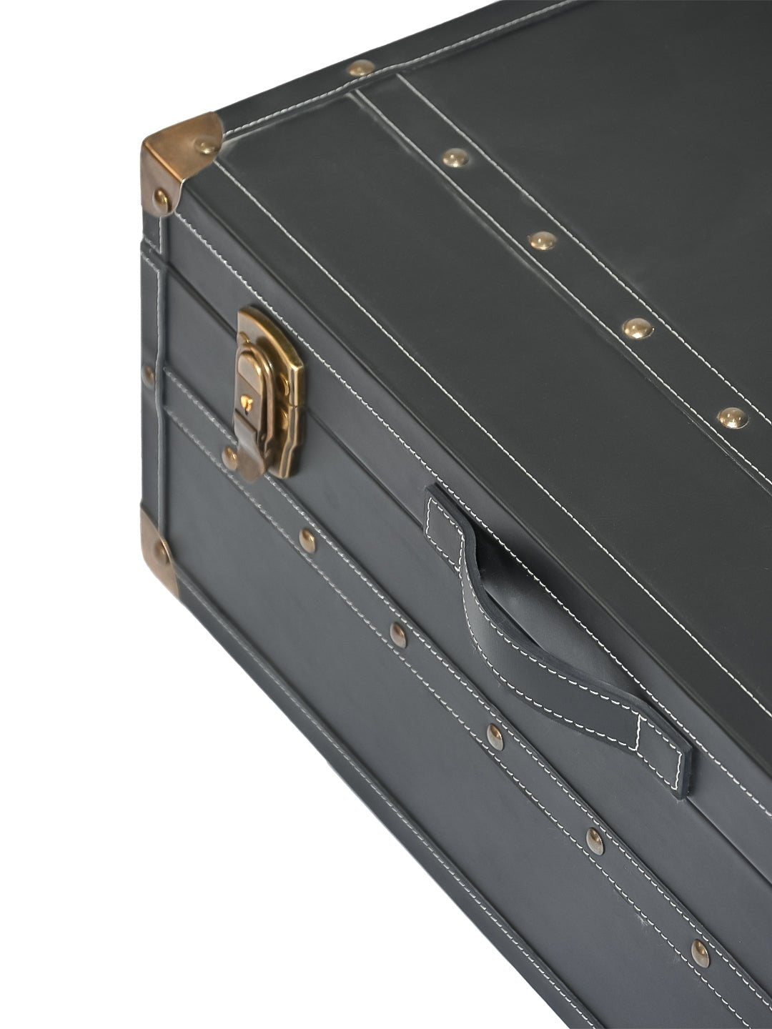 OBSIDIAN - LEATHER TRUNK - ART AVENUE
