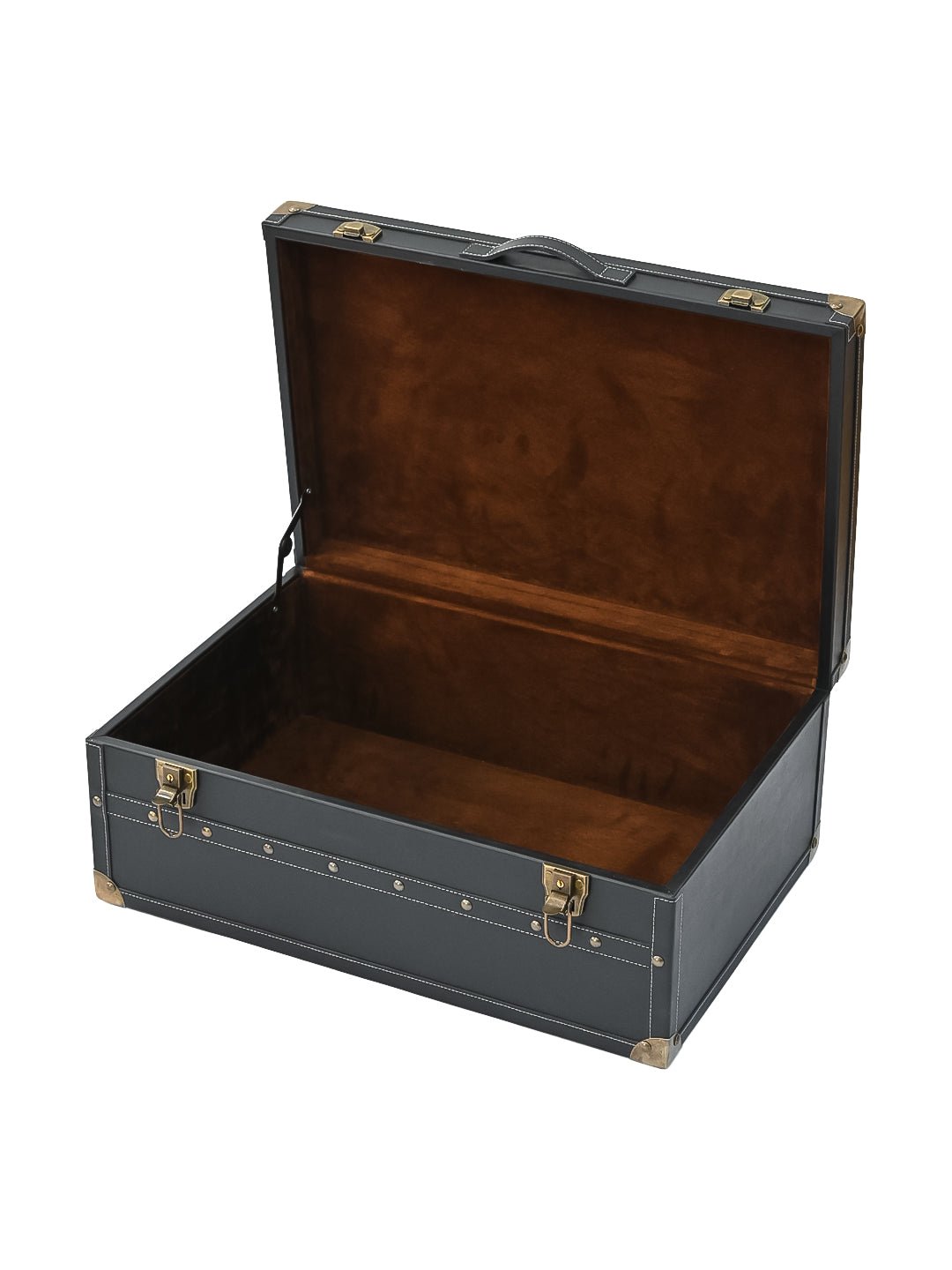 OBSIDIAN - LEATHER TRUNK - ART AVENUE