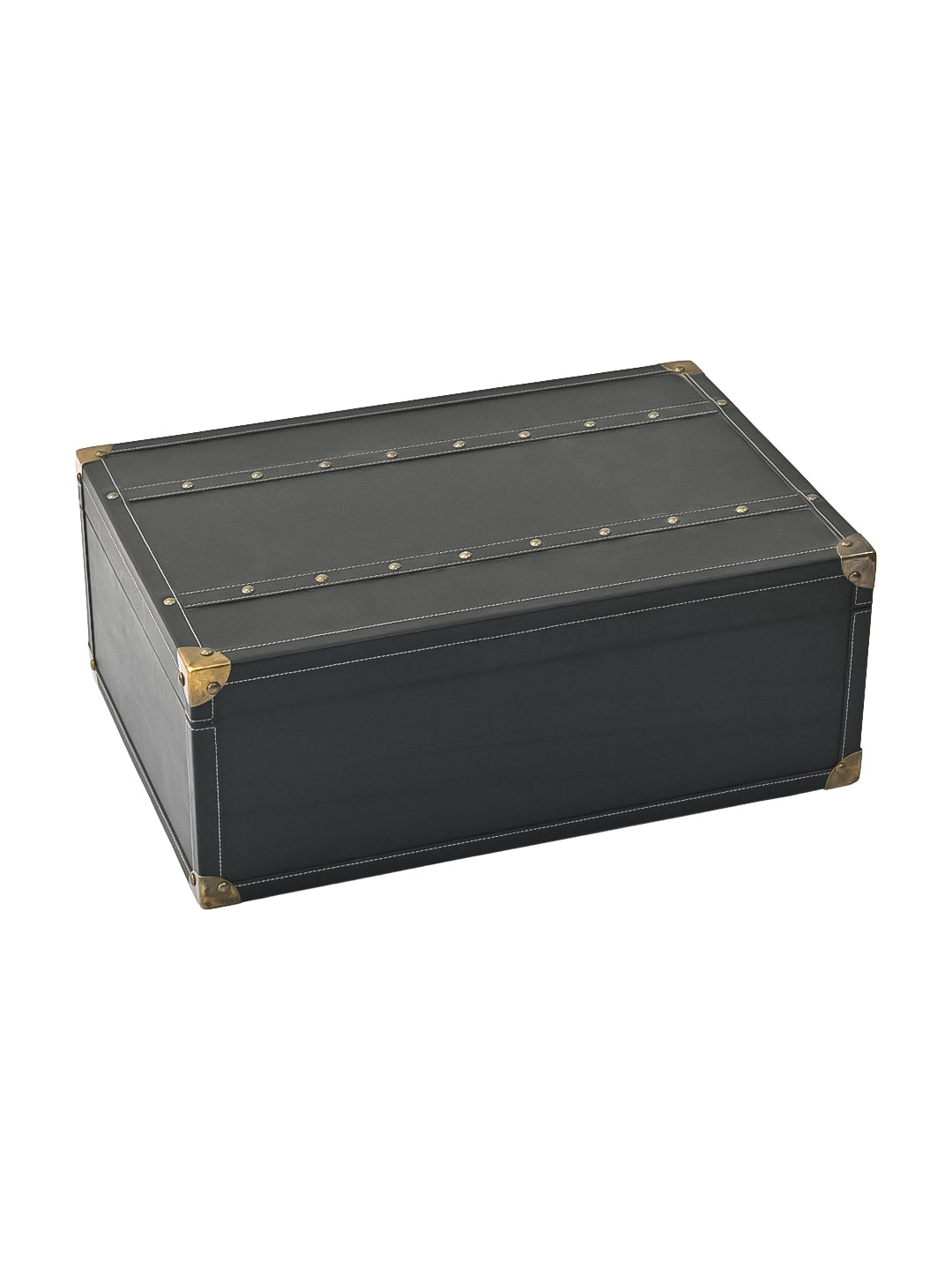 OBSIDIAN - LEATHER TRUNK - ART AVENUE