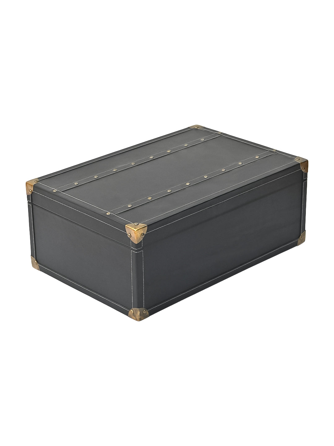 OBSIDIAN - LEATHER TRUNK - ART AVENUE