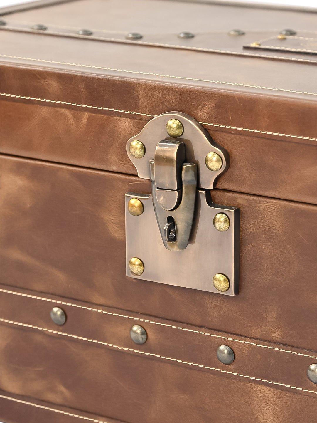 CORAL - LEATHER TRUNK - ART AVENUE