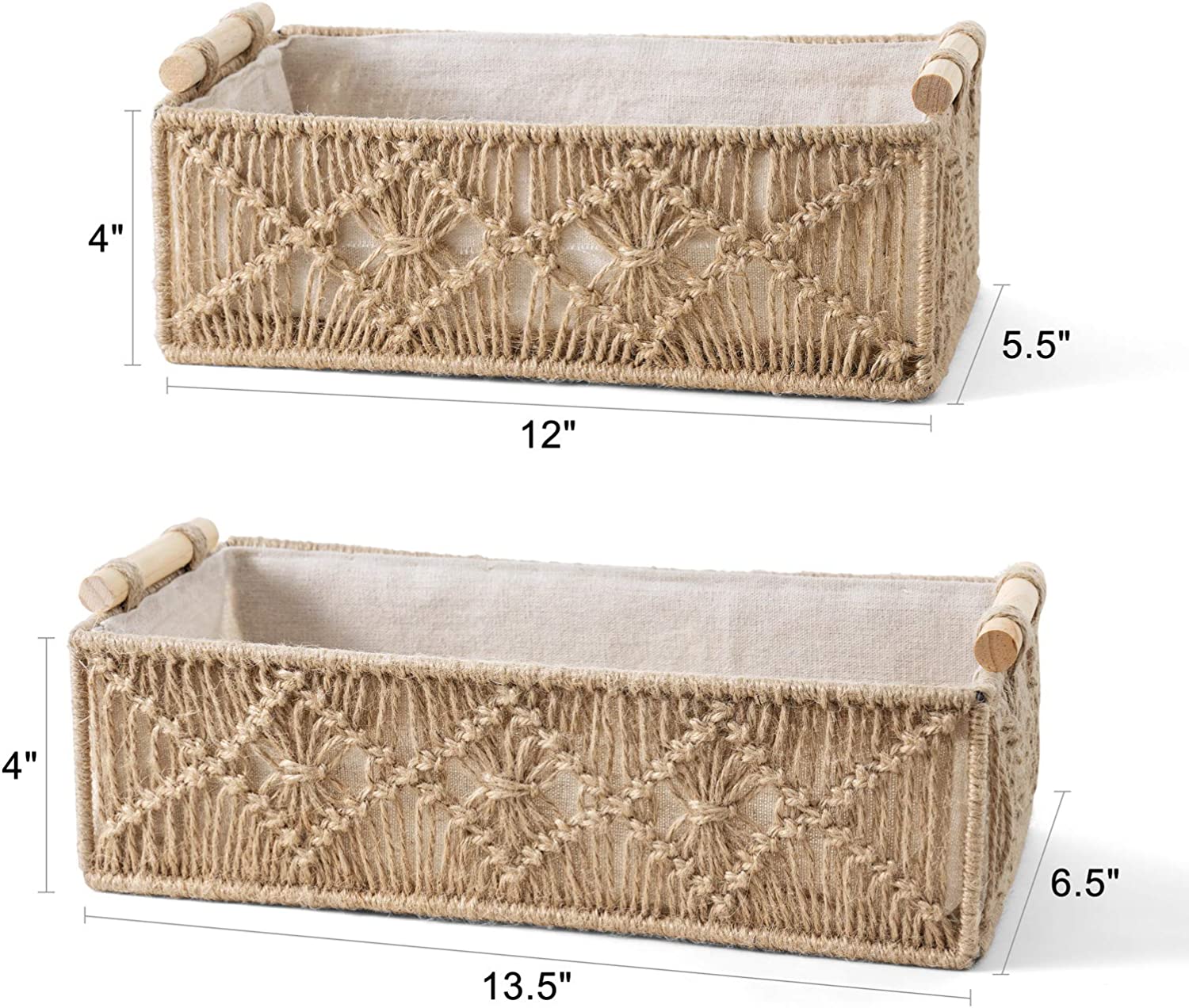 KENNEDY MACRAME BASKET - ART AVENUE