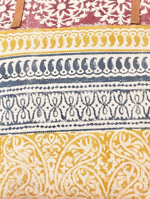 MARINO - BLOCK PRINT TOTE BAG - ART AVENUE