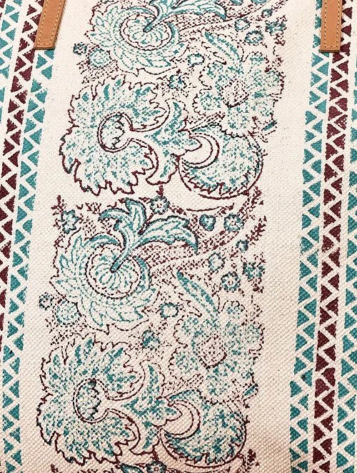 ALBANIA - BLOCK PRINT TOTE BAG - ART AVENUE