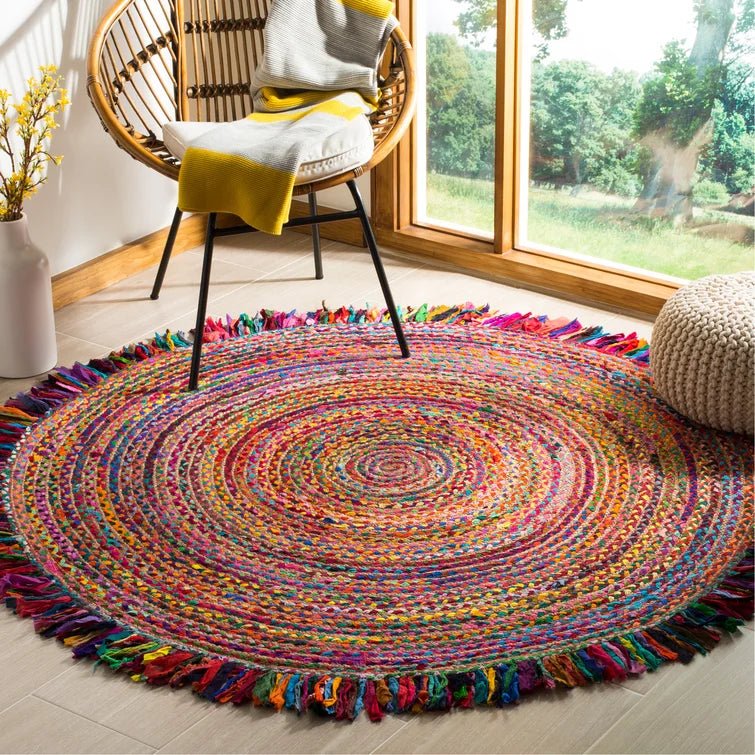 OUT - ROUND JUTE RUG - ART AVENUE
