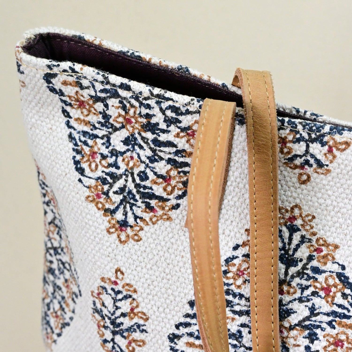 ARMENIA - BLOCK PRINTED TOTE BAG - ART AVENUE