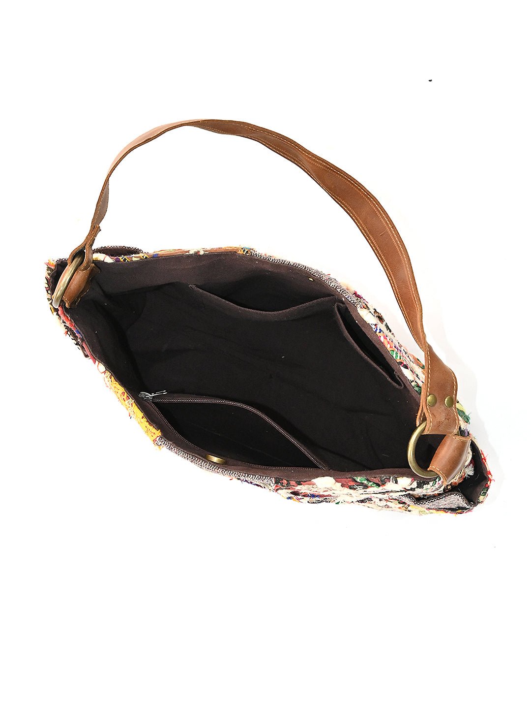 WINKED - VINTAGE FABRIC PATCHWORK HAND BAG - ART AVENUE