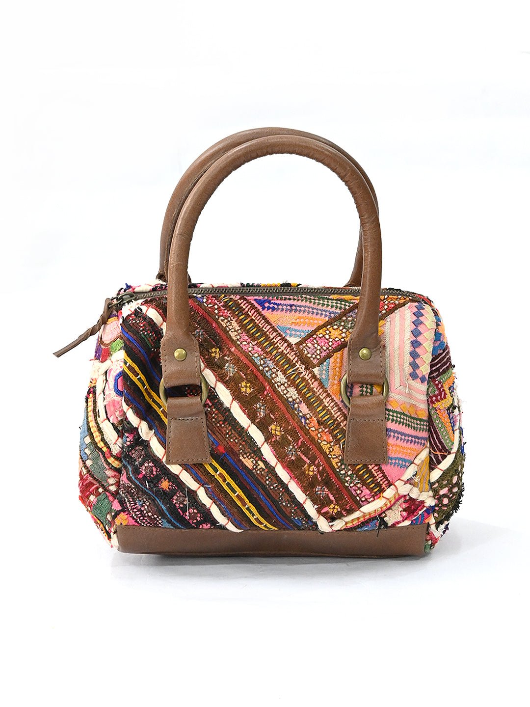 SPARKY - VINTAGE FABRIC PATCHWORK DUFFLE BAG - ART AVENUE